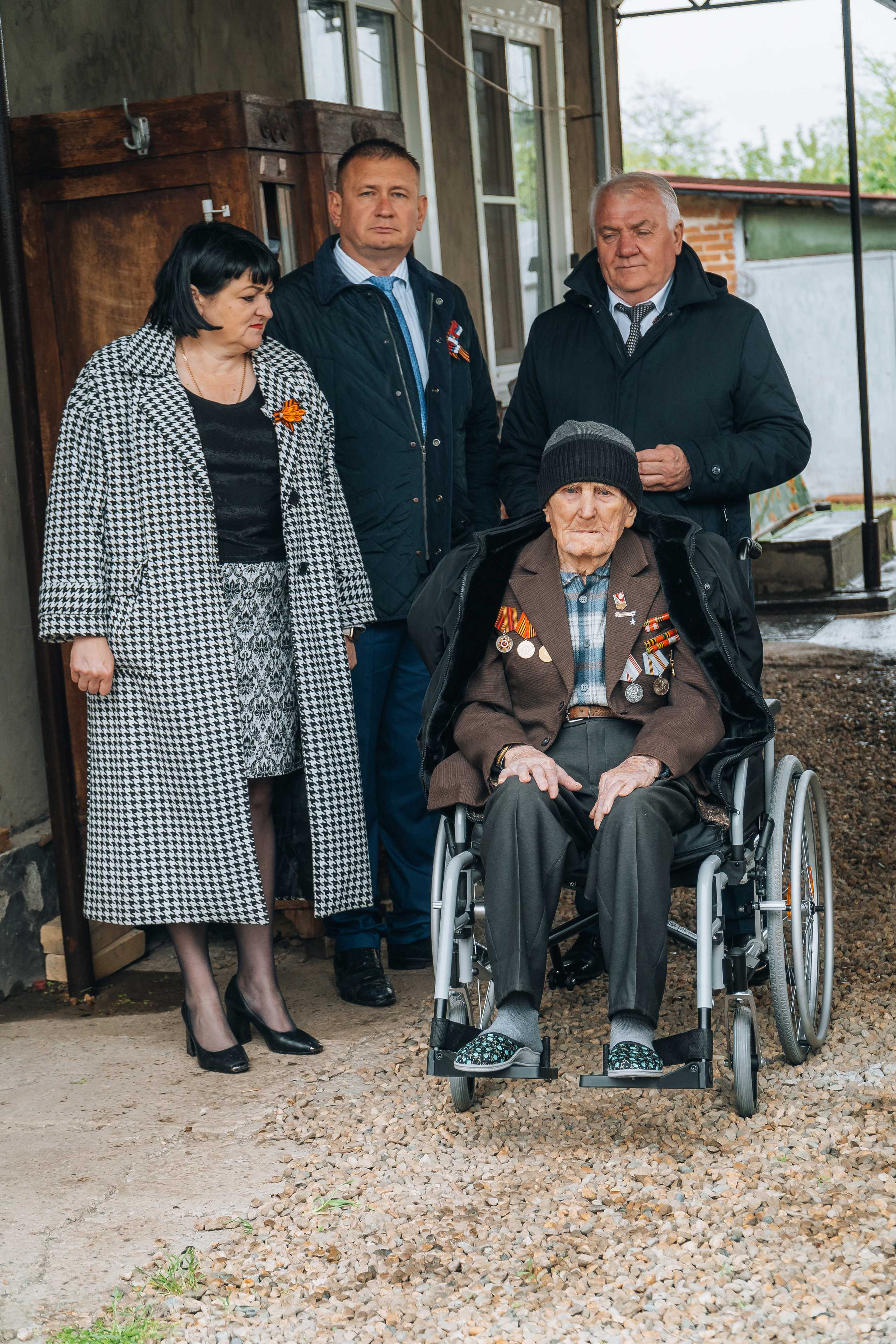 Адресные поздравления ветеранов Великой Отечественной Войны. Новотитаровский Дом культуры