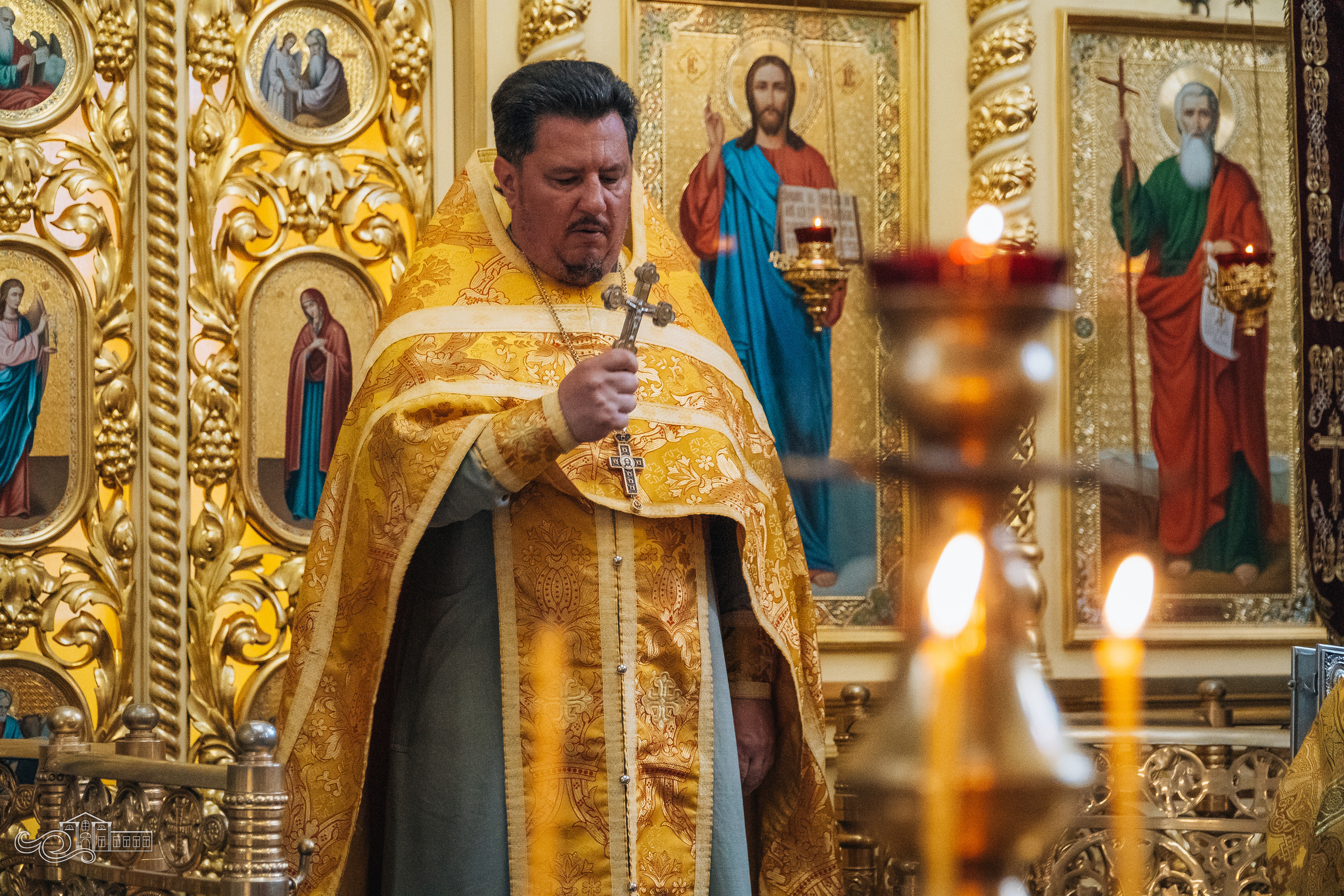 Молебен с учащимися и молодежью. Новотитаровский Дом культуры