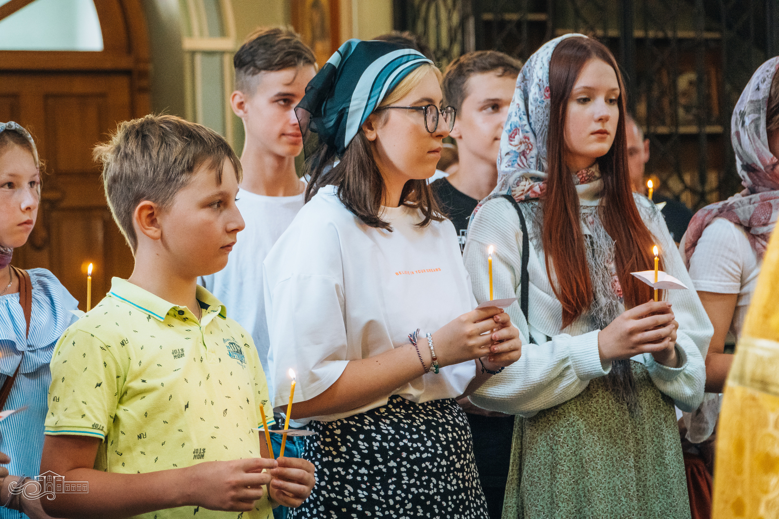 Молебен с учащимися и молодежью. Новотитаровский Дом культуры