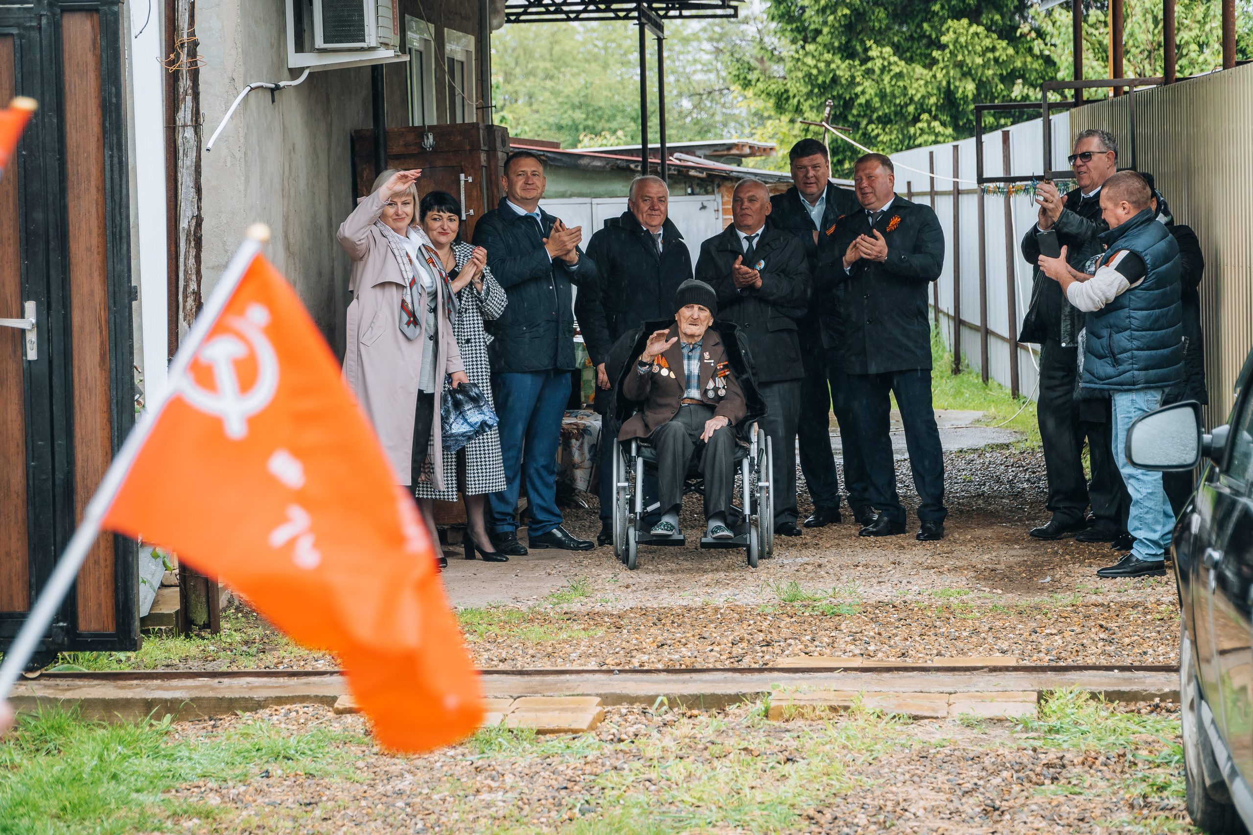 Адресные поздравления ветеранов Великой Отечественной Войны. Новотитаровский Дом культуры