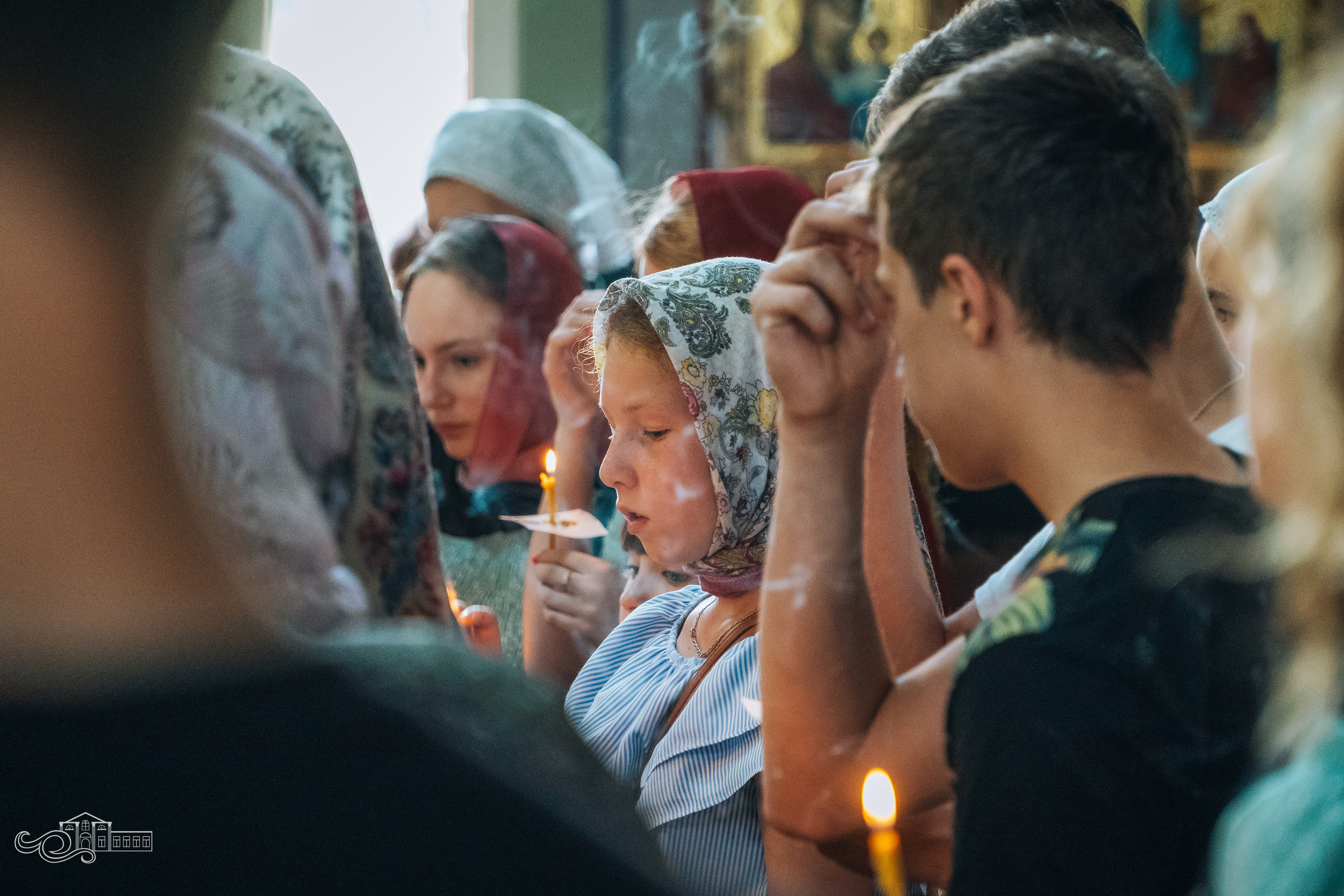 Молебен с учащимися и молодежью. Новотитаровский Дом культуры