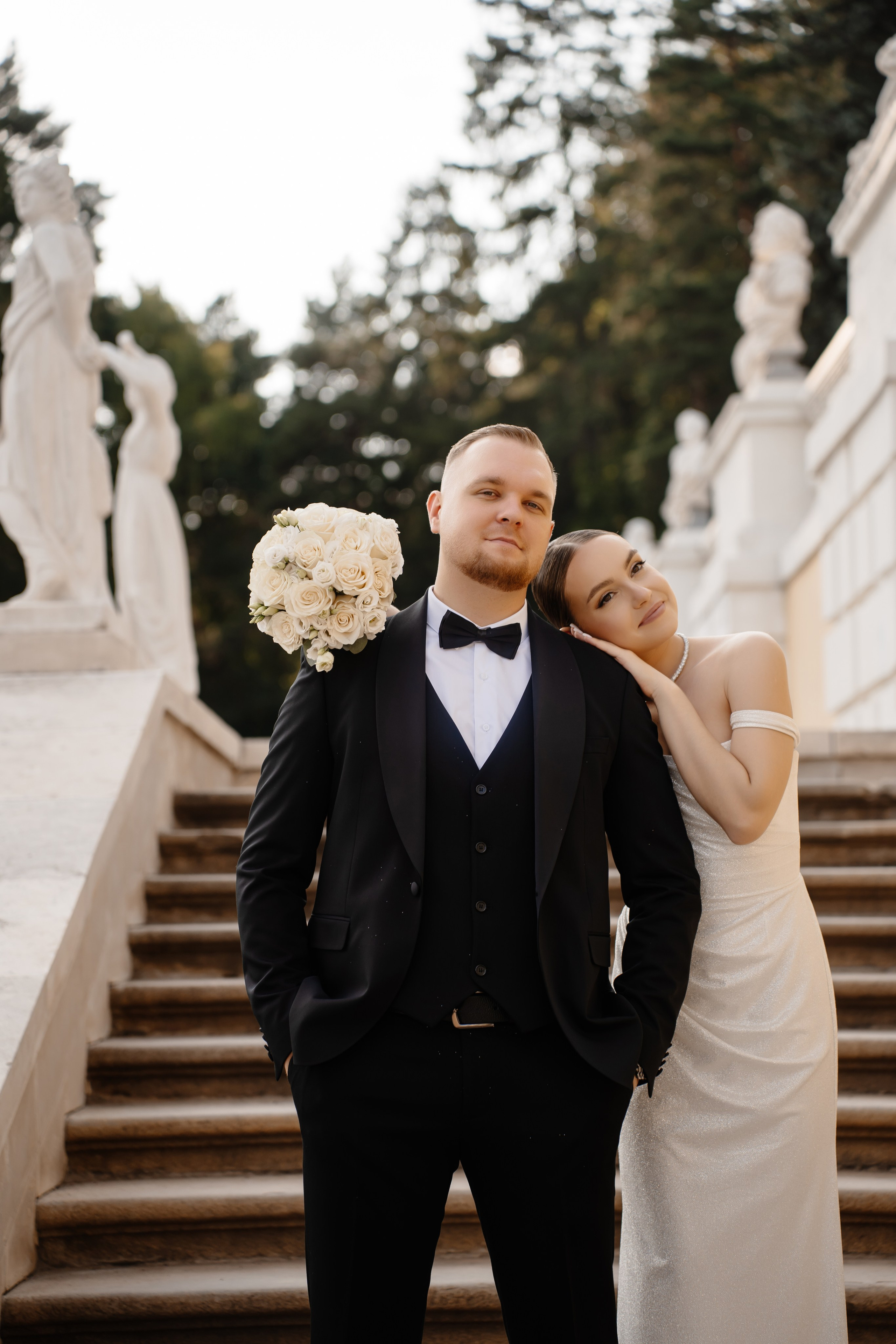 Свадебная фотосессия в парке Архангельское. Свадебный и семейный фотограф в Москве Светлана Зоткина