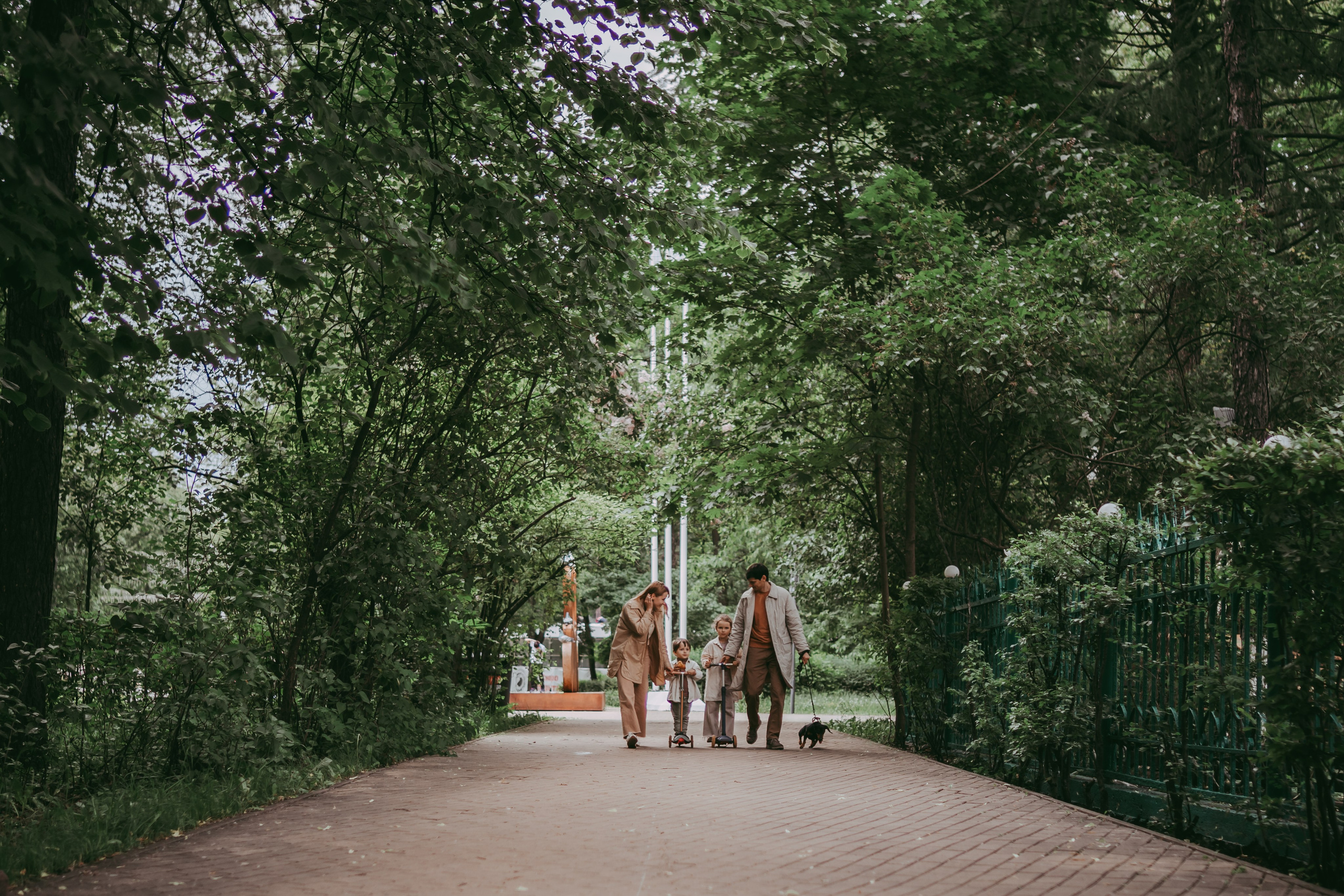 Прогулка в парке. Семейный фотограф в Москве и Подмосковье Иванова Нина