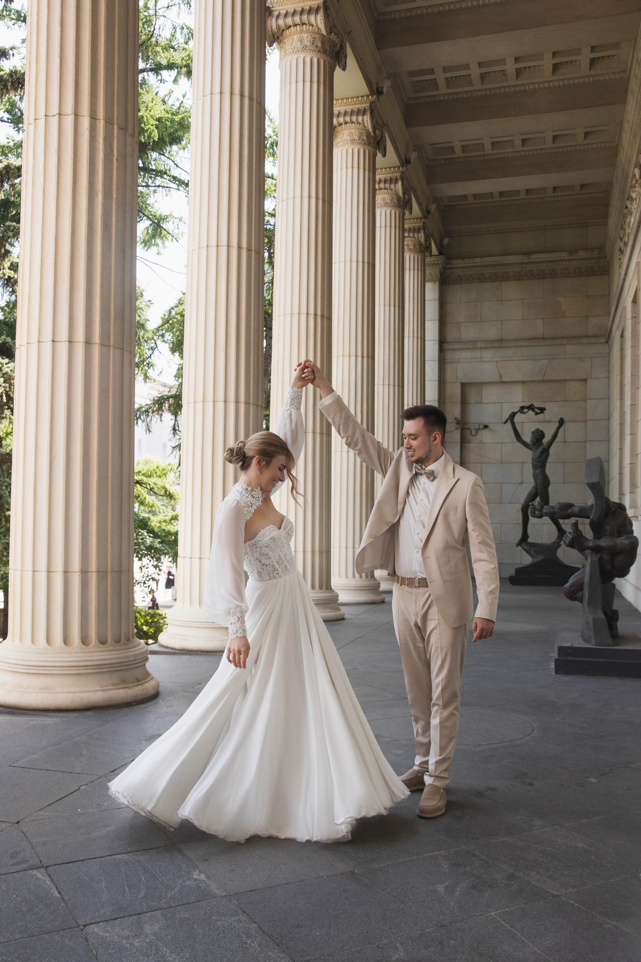 Националь + Пушкинский музей. Свадебный и портретный фотограф в Москве Мария Кравченко