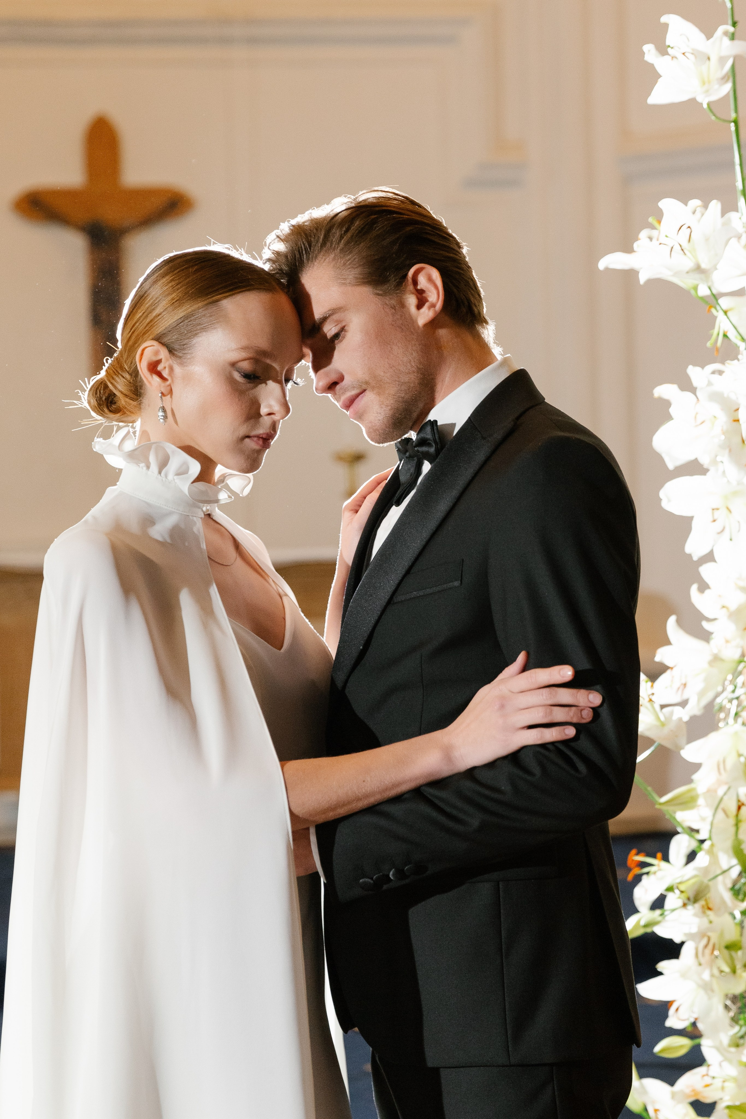 Съёмка в католической церкви. Свадебный фотограф Полина Панина