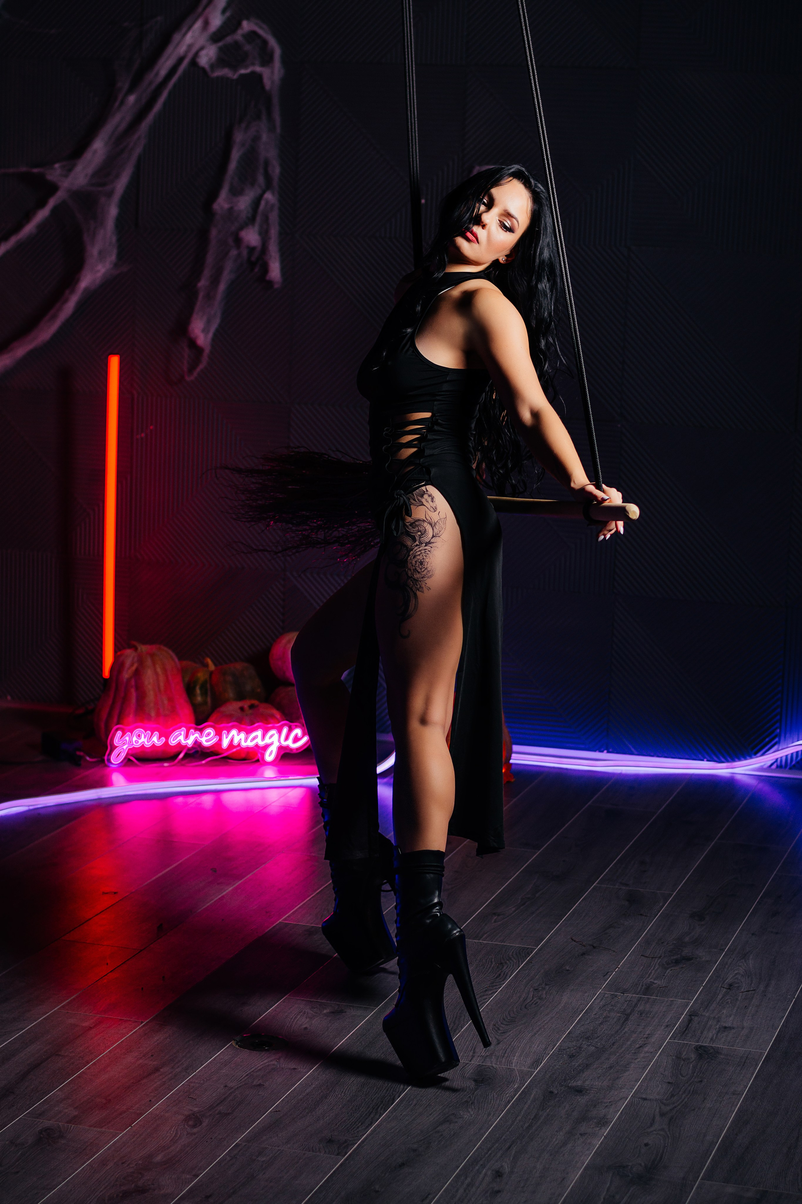 Хэллоуин в танцевальной студии. Репортажный и портретный фотограф Анапа Екатерина Волкова