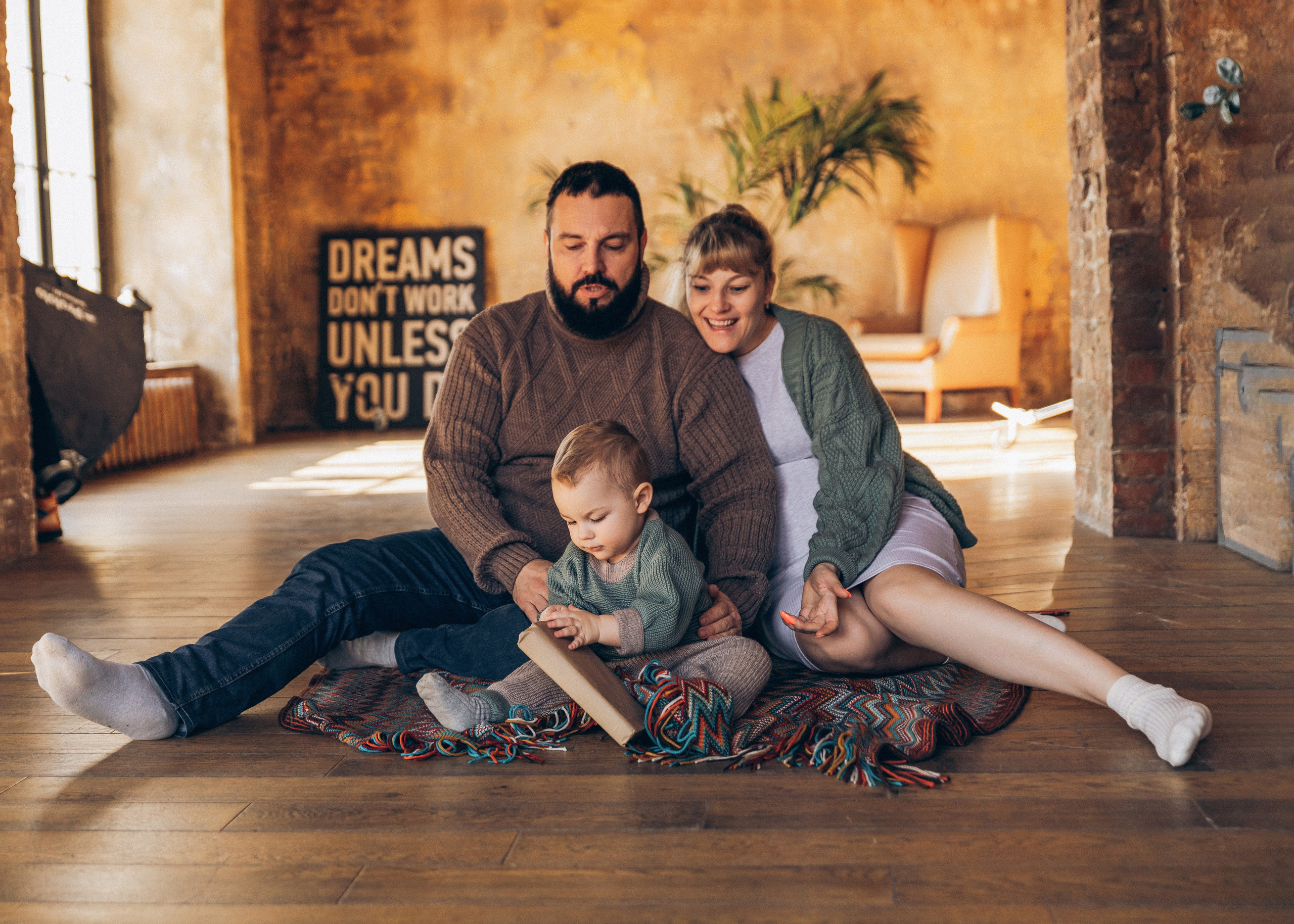 Оля, Леша и Димулька. Семейный фотограф В Москве Александра Дейкун
