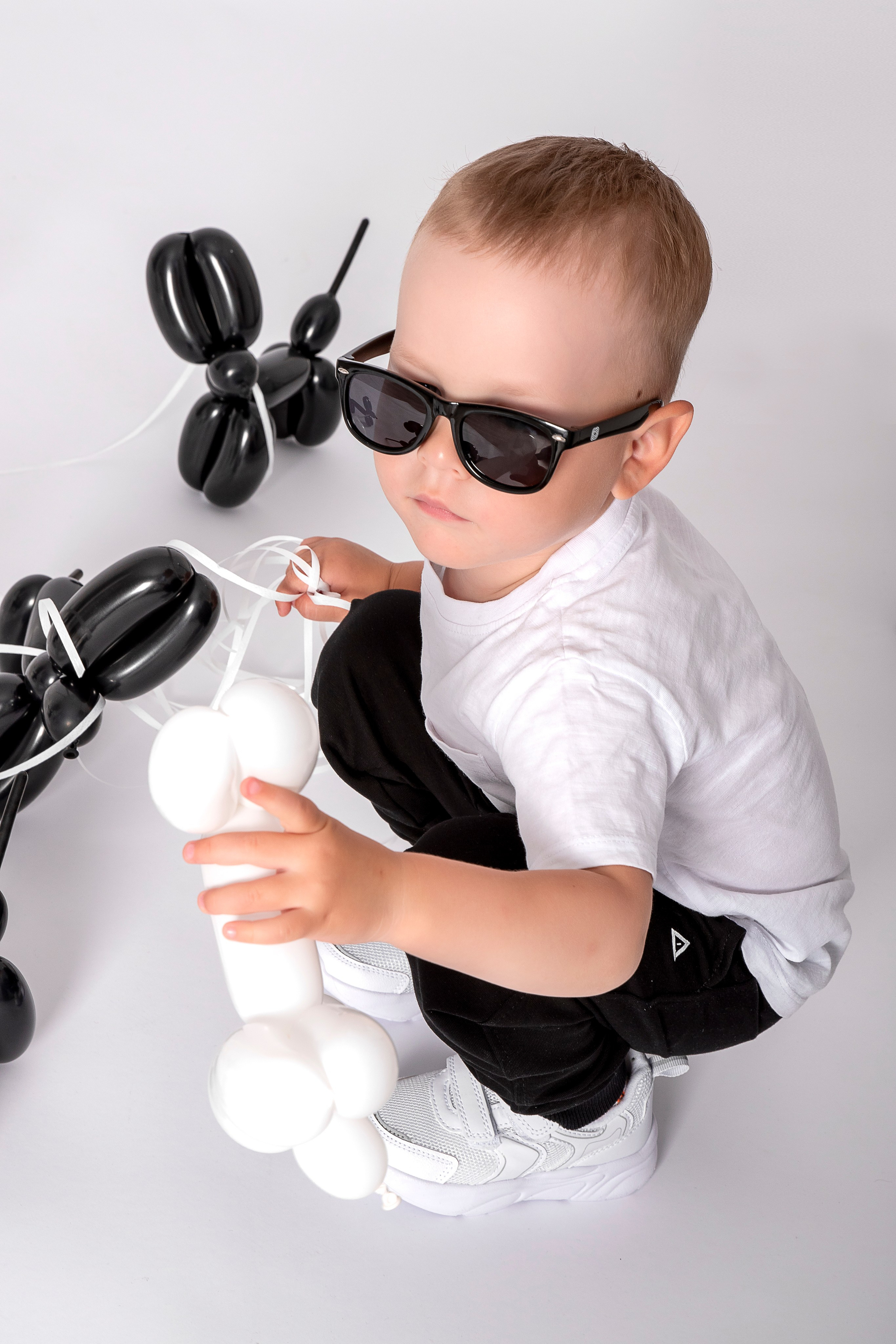 Фотосессия с воздушными шариками для Саши. Фотограф Наталья Жильцова