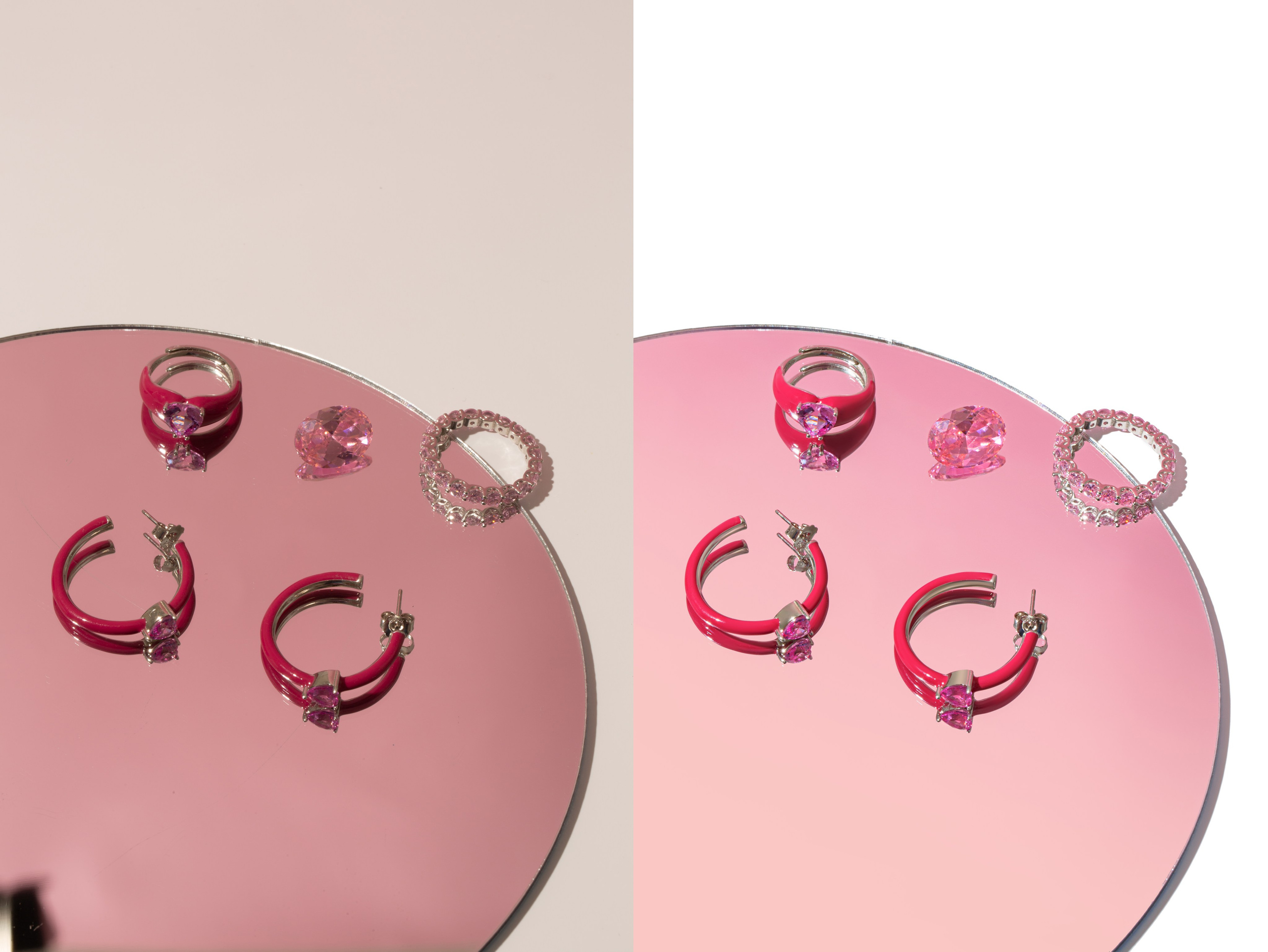 Ювелирная ретушь колец из натуральных камней и бижутерии | Студия SVITHART