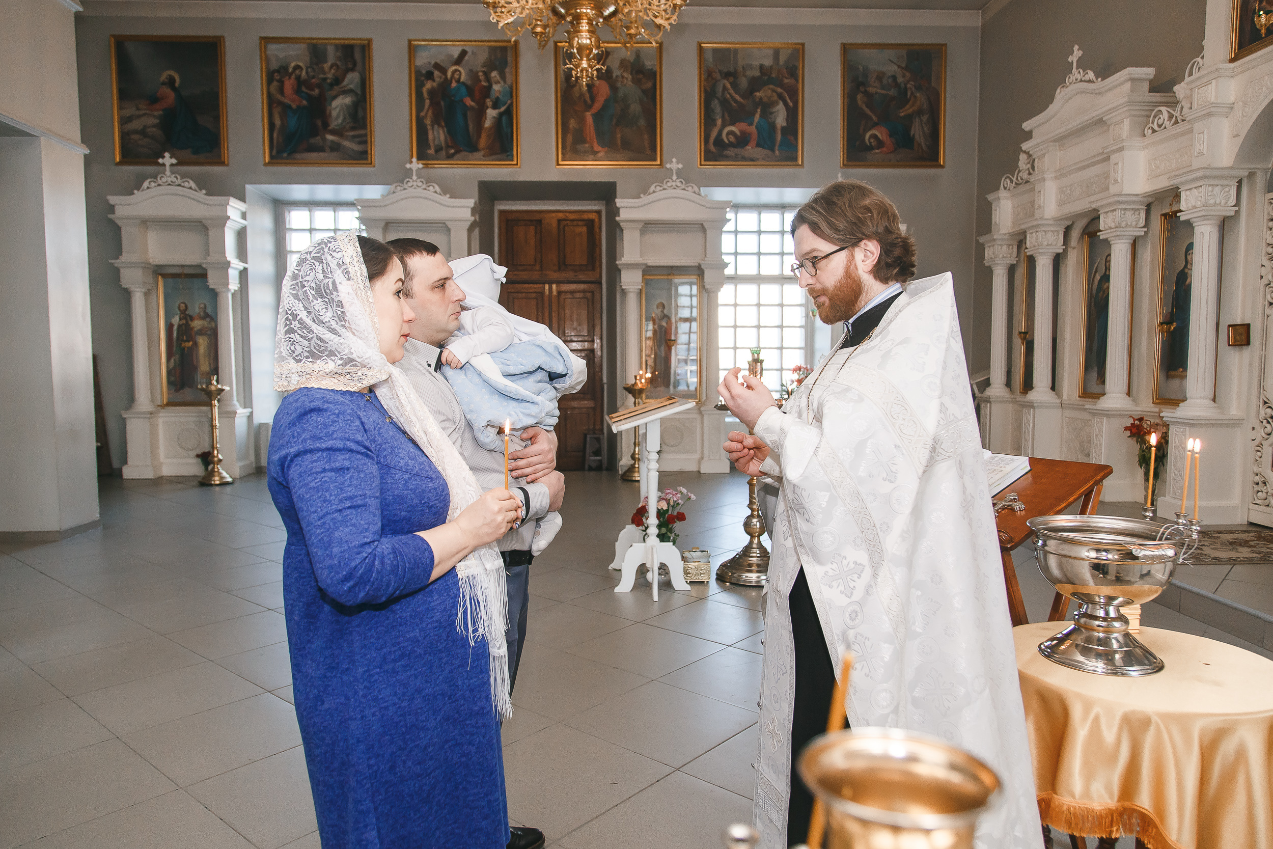 Фотосъемка таинства крещения в СПб