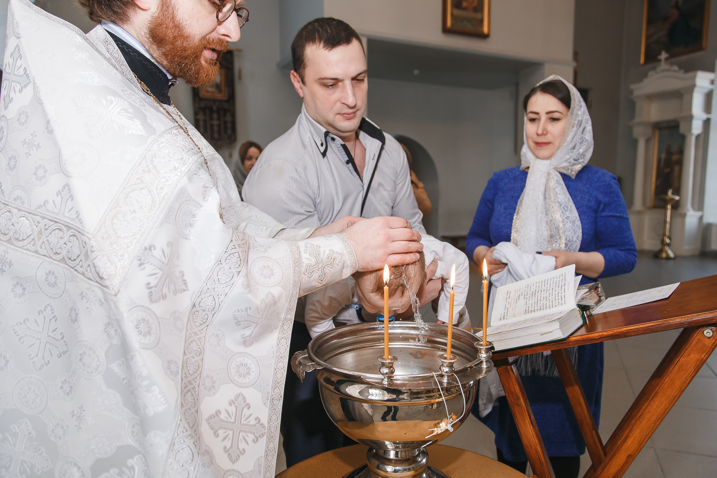 Фотосъемка таинства крещения в СПб
