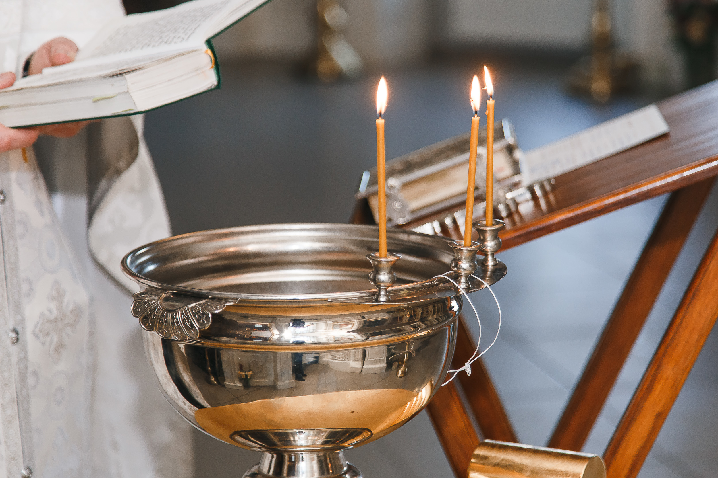 Фотосъемка таинства крещения в СПб