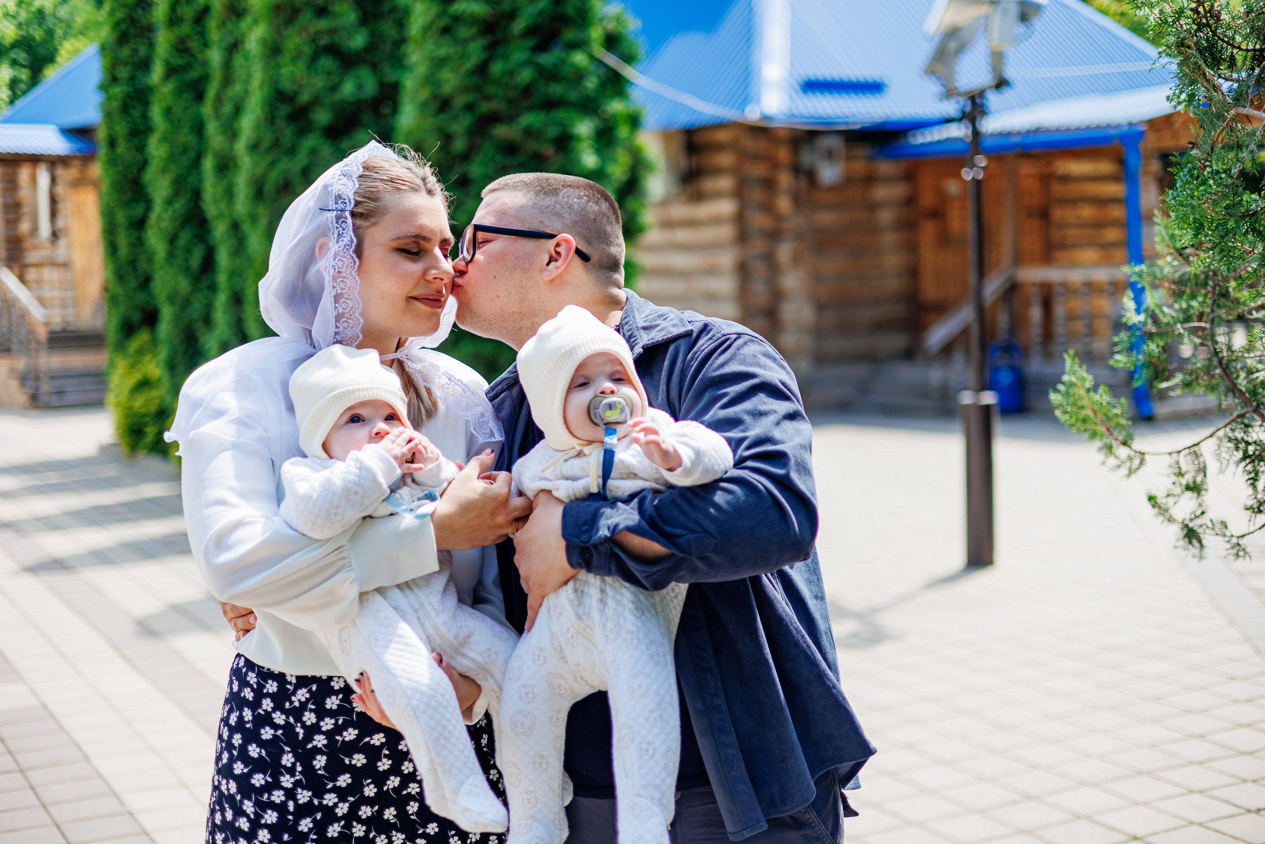 Крещение близняшек. Свадебный и семейный фотограф в Армавире