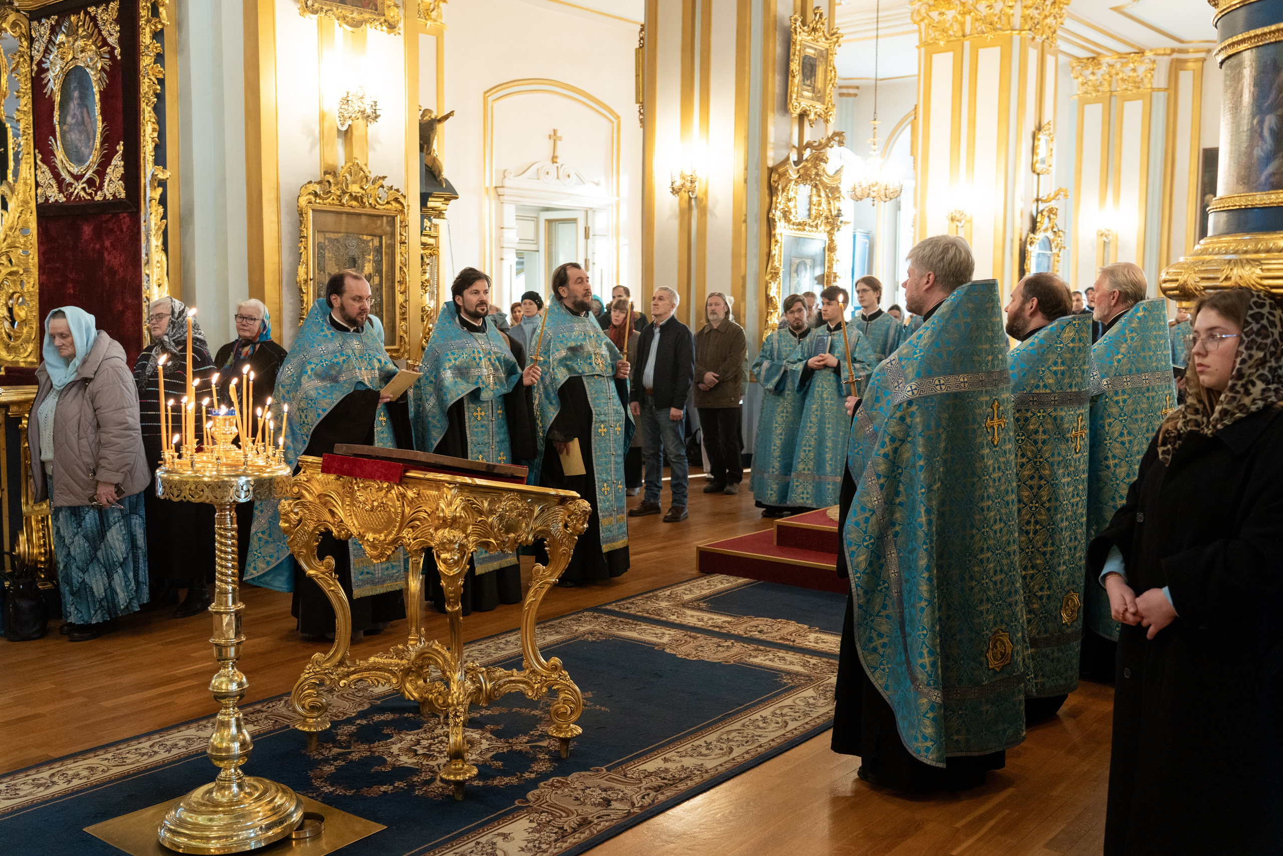Утреня с акафистом Пресвятой Богородице. НИКОЛО-БОГОЯВЛЕНСКИЙ МОРСКОЙ СОБОР