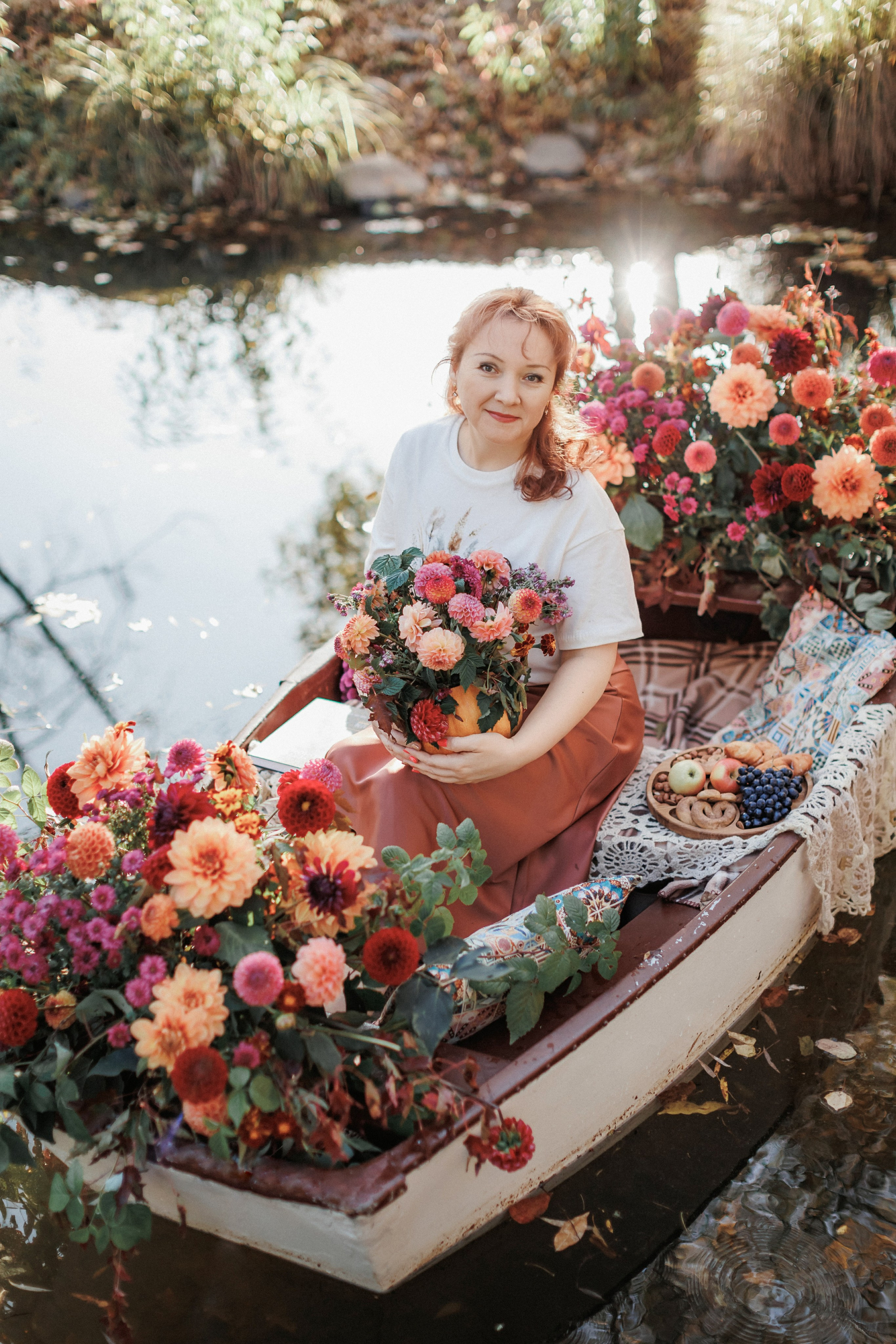 Фотопроект «Лодка в цветах». Свадебный, семейный и детский фотограф в городе Партизанск, Находка