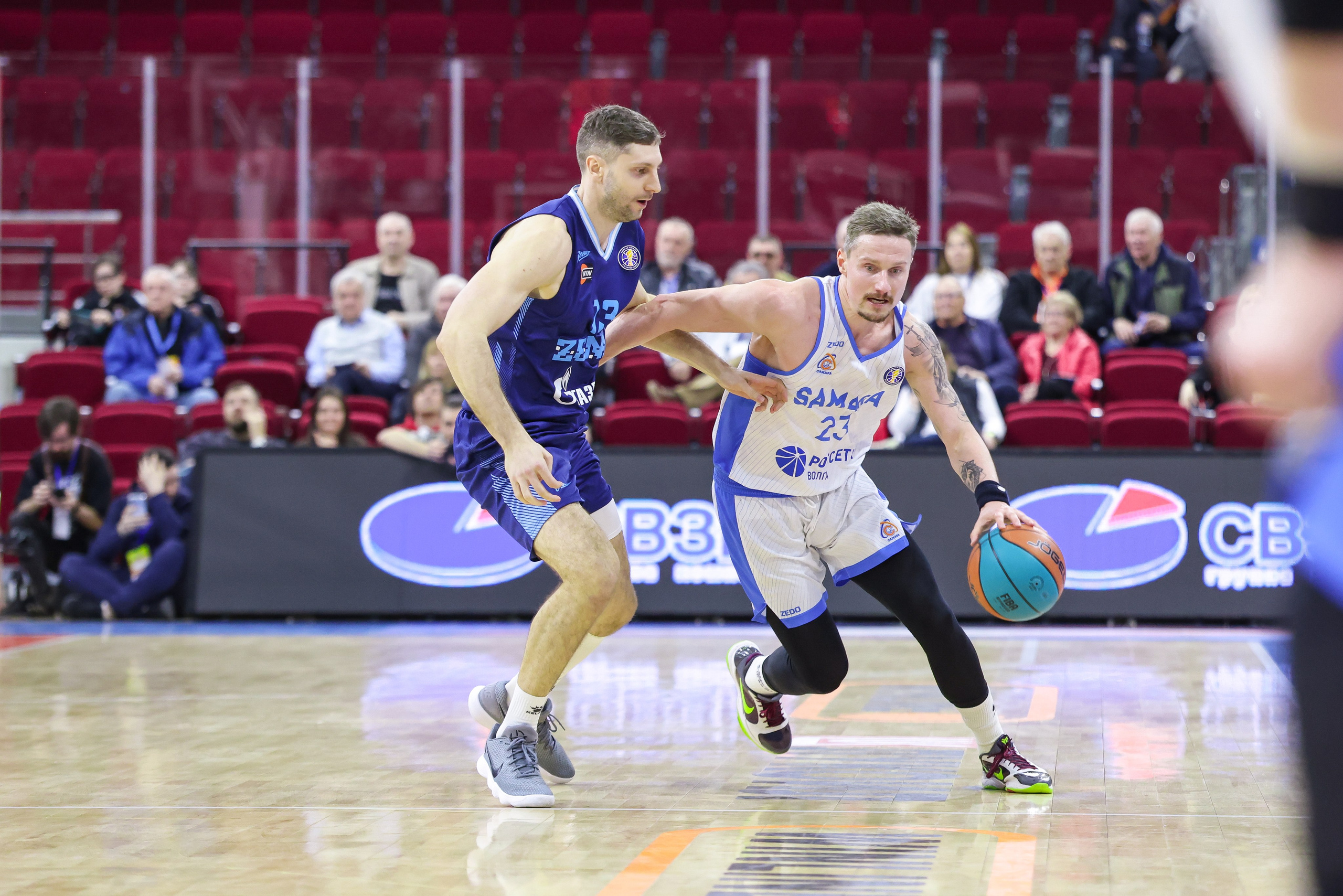 Баскетбол. Самара — Зенит. Единая лига ВТБ. Спортивный фотограф в Самаре