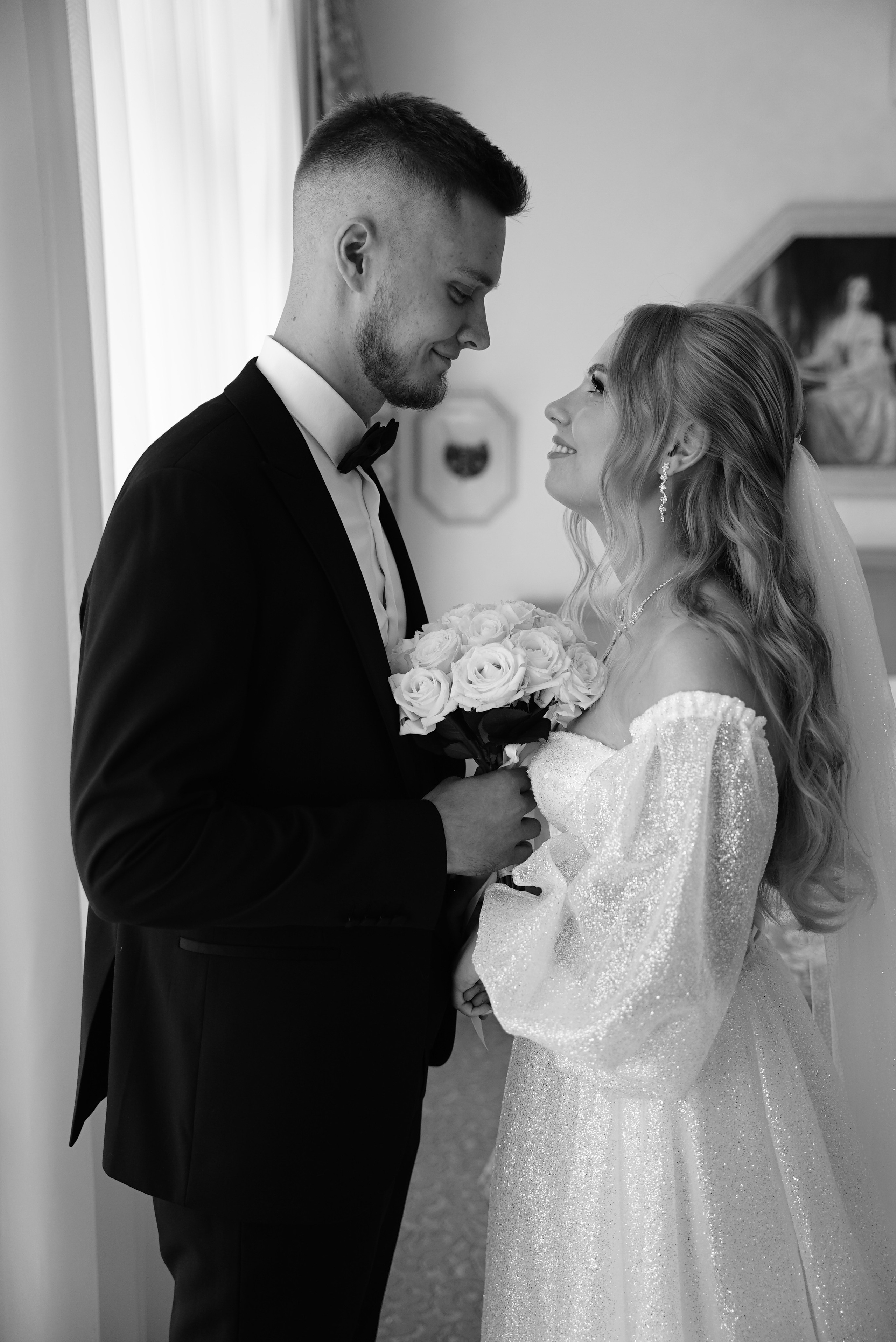 Никита и Галина чб. Свадебный фотограф в Самаре Анна Ковалева