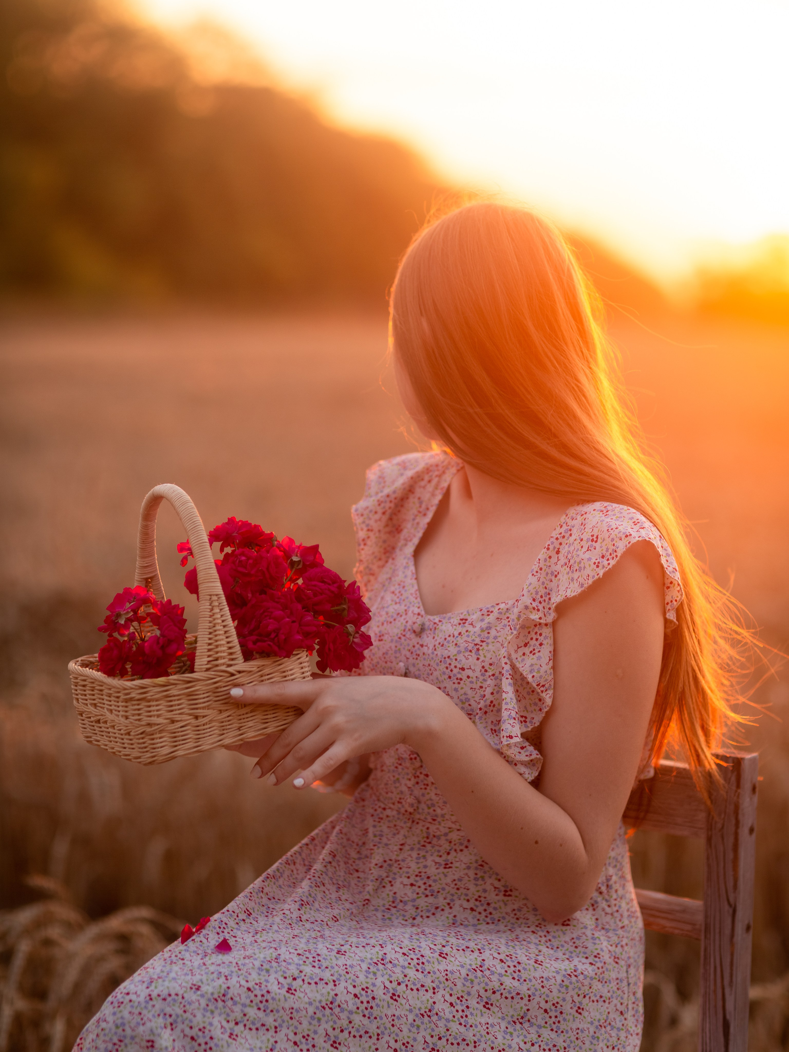 Закат в пшеничном поле. Фотограф в Приморско-Ахтарске Марьяна Чопко