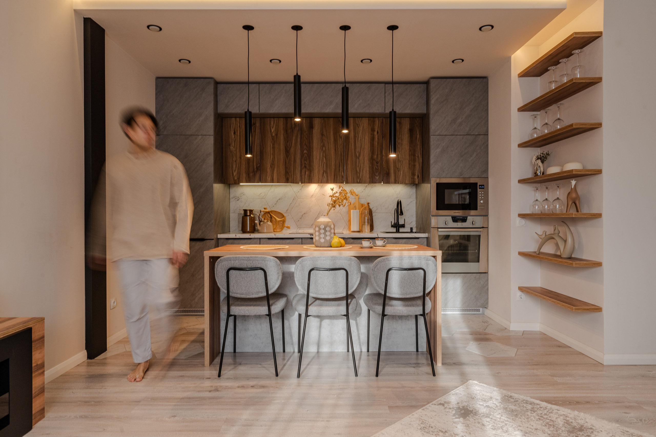 Тёплый минимализм на Гастелло. Артур Каримов — Интерьерный фотограф в Екатеринбурге