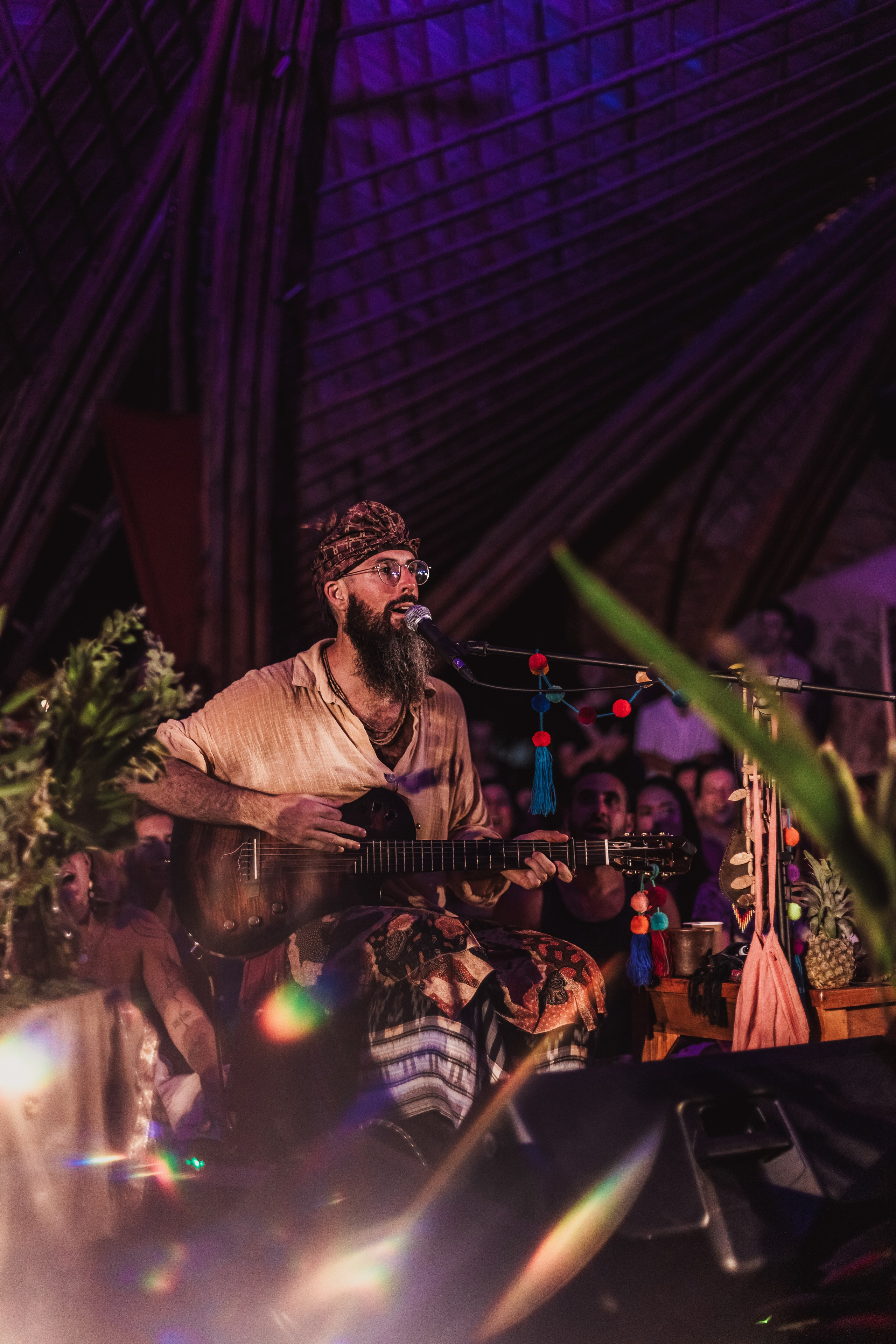 Hanuman Project kirtan at Alchemy april. Mariam Bagdasaryan