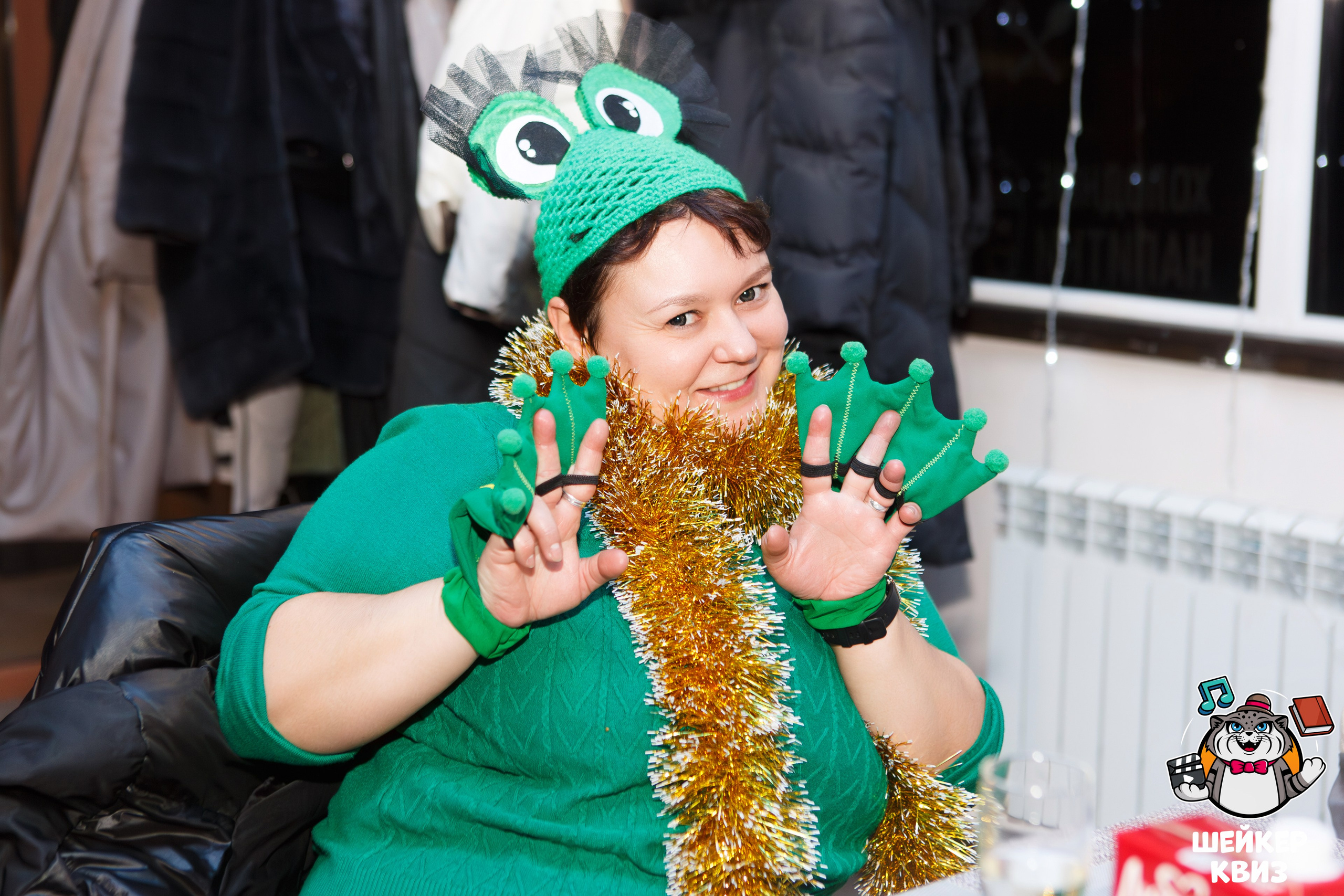 Профессиональный фотограф запечатлел радостный момент новогодней викторины в Мценске