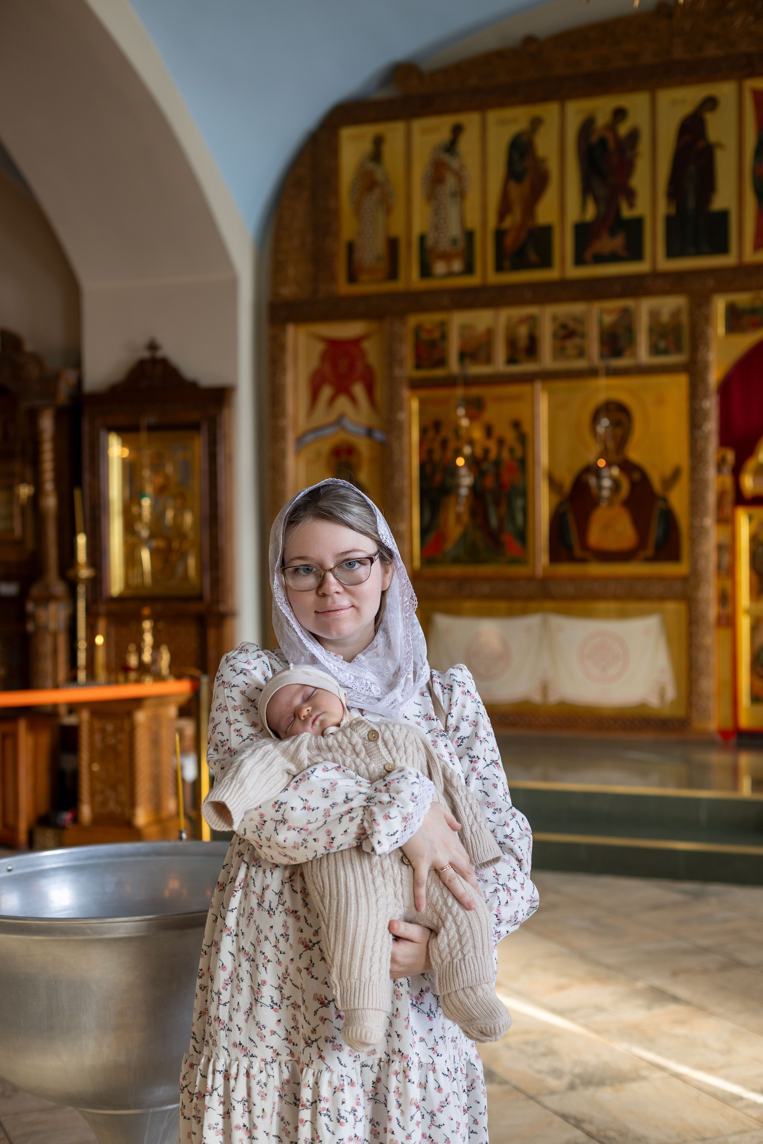 Крещение Милании. Семейный и детский фотограф Анна Петракова