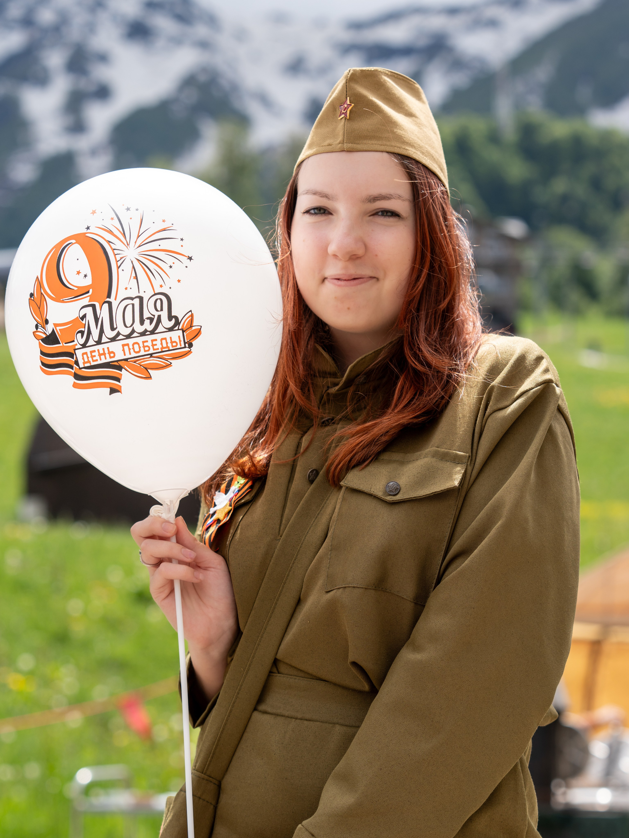 Шествие бессмертного полка 9 мая 2024 Rosa Springs. Репортажный фотограф в Красной Поляне и Сочи Павлюченко Екатерина