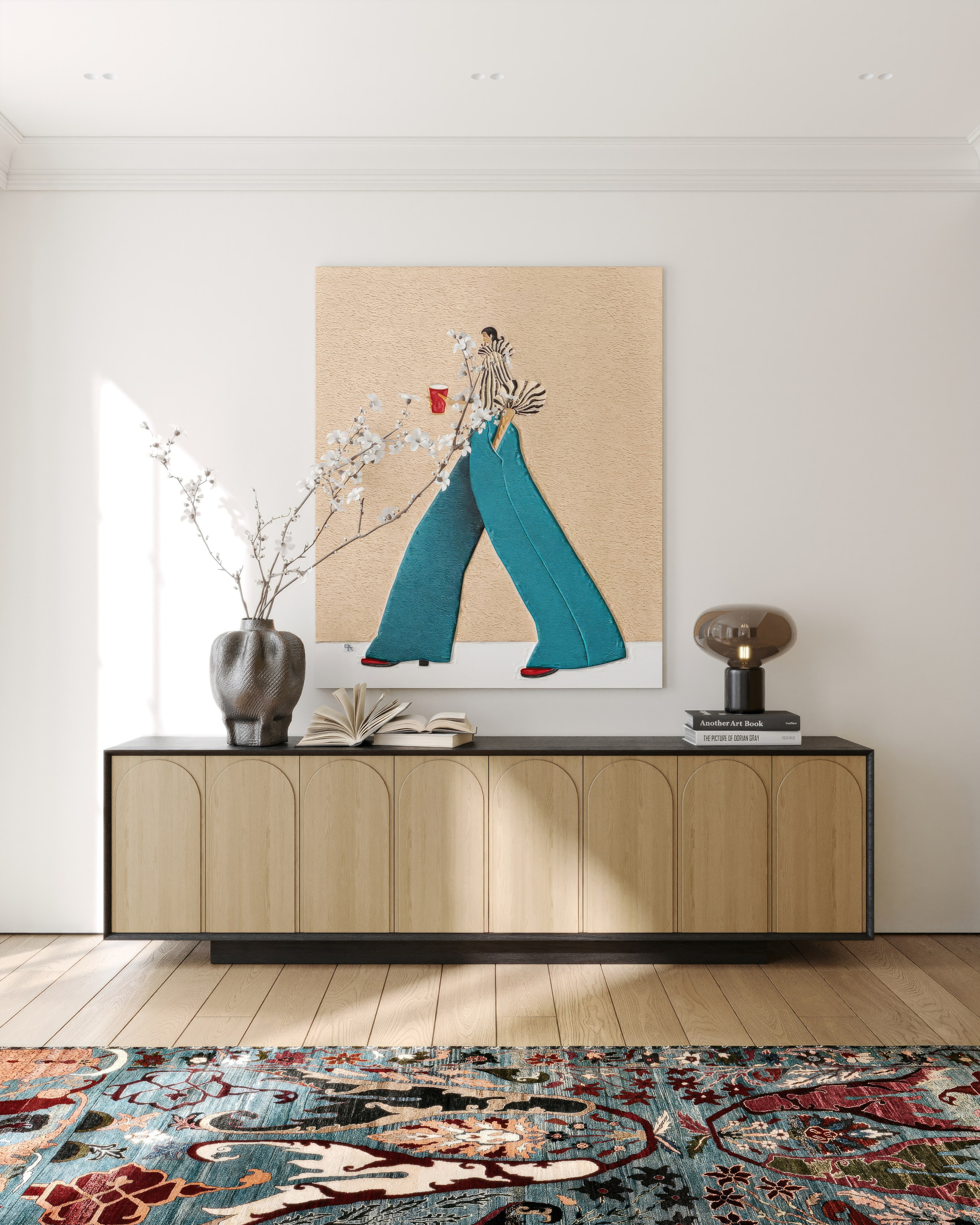 Кабинет. 3D визуализация интерьера и архитектурной среды