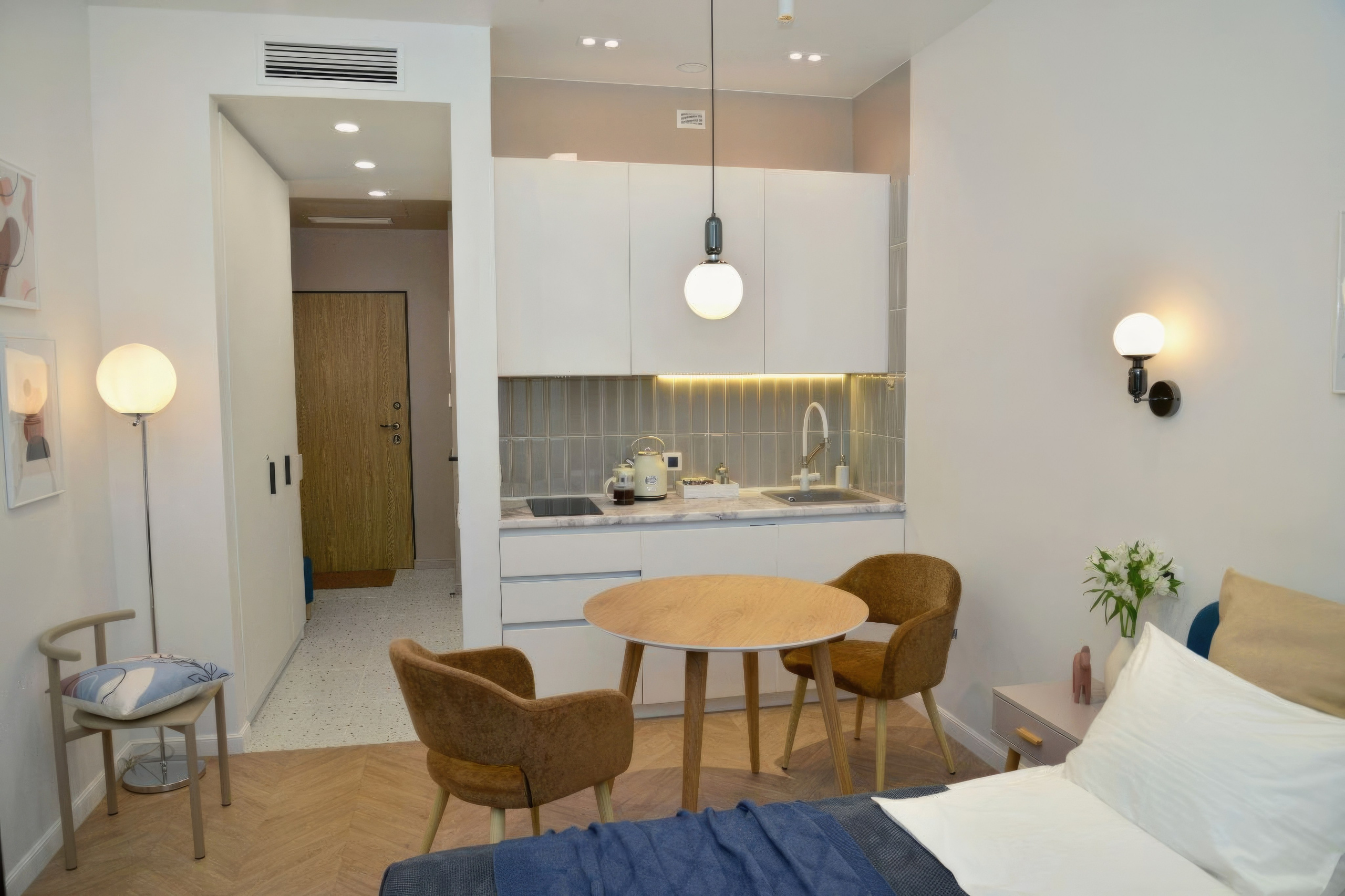 Апартаменты в Нижнем Новгороде, 2022. 3D визуализация интерьера и архитектурной среды