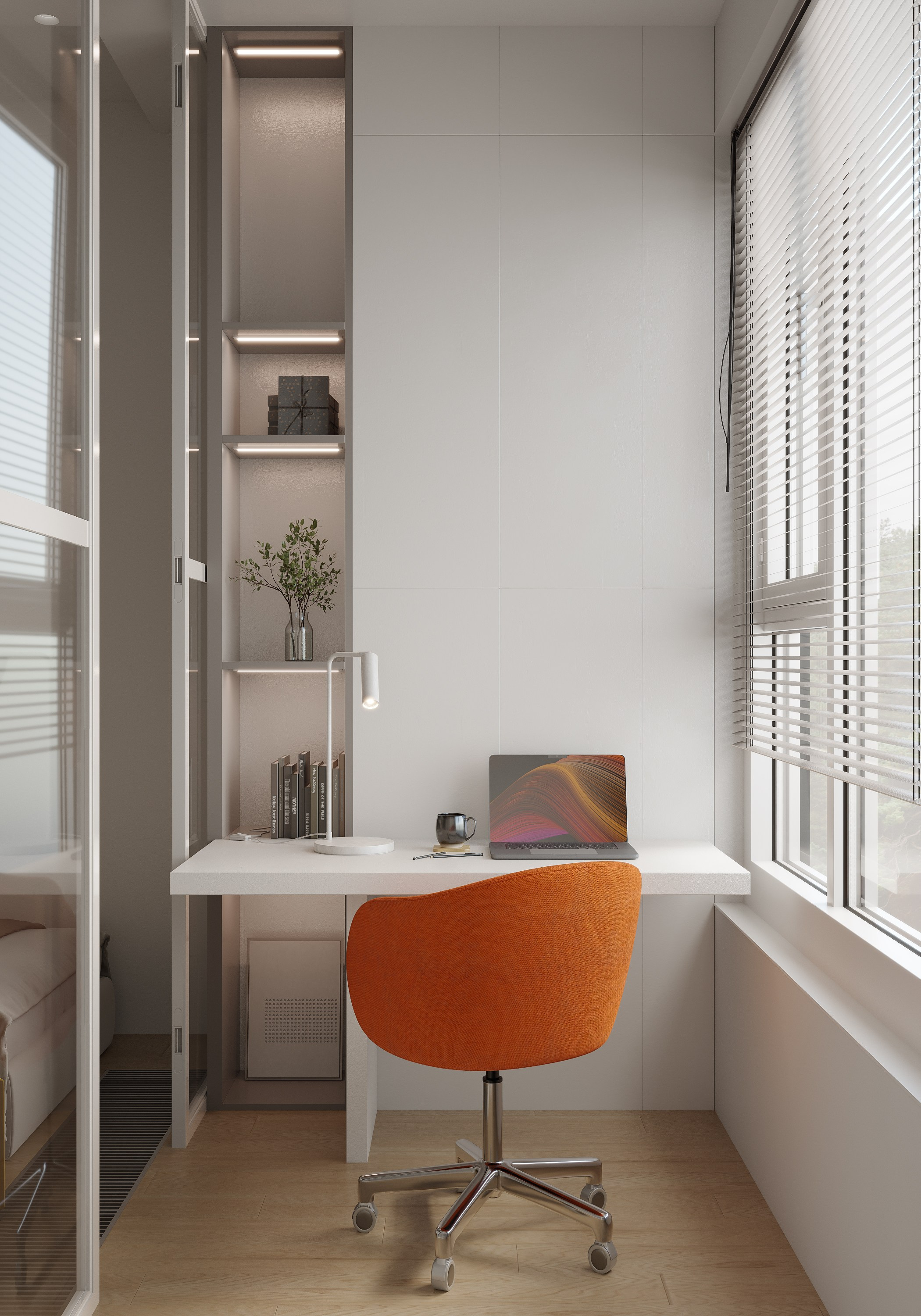 Квартира для LSD Bureau. 3D визуализация интерьера и архитектурной среды