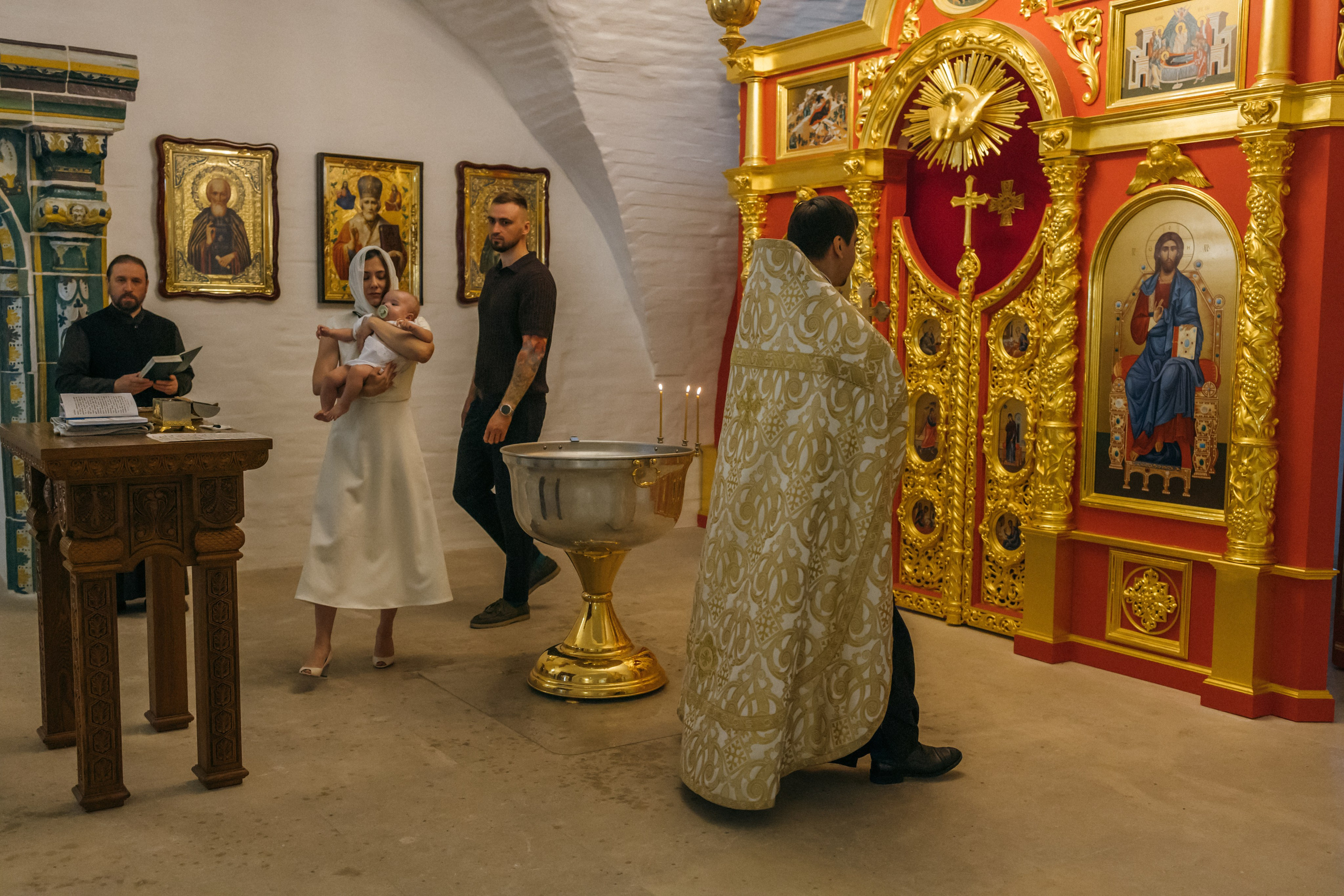 Крещении Мии. Фотограф Ирина Панина