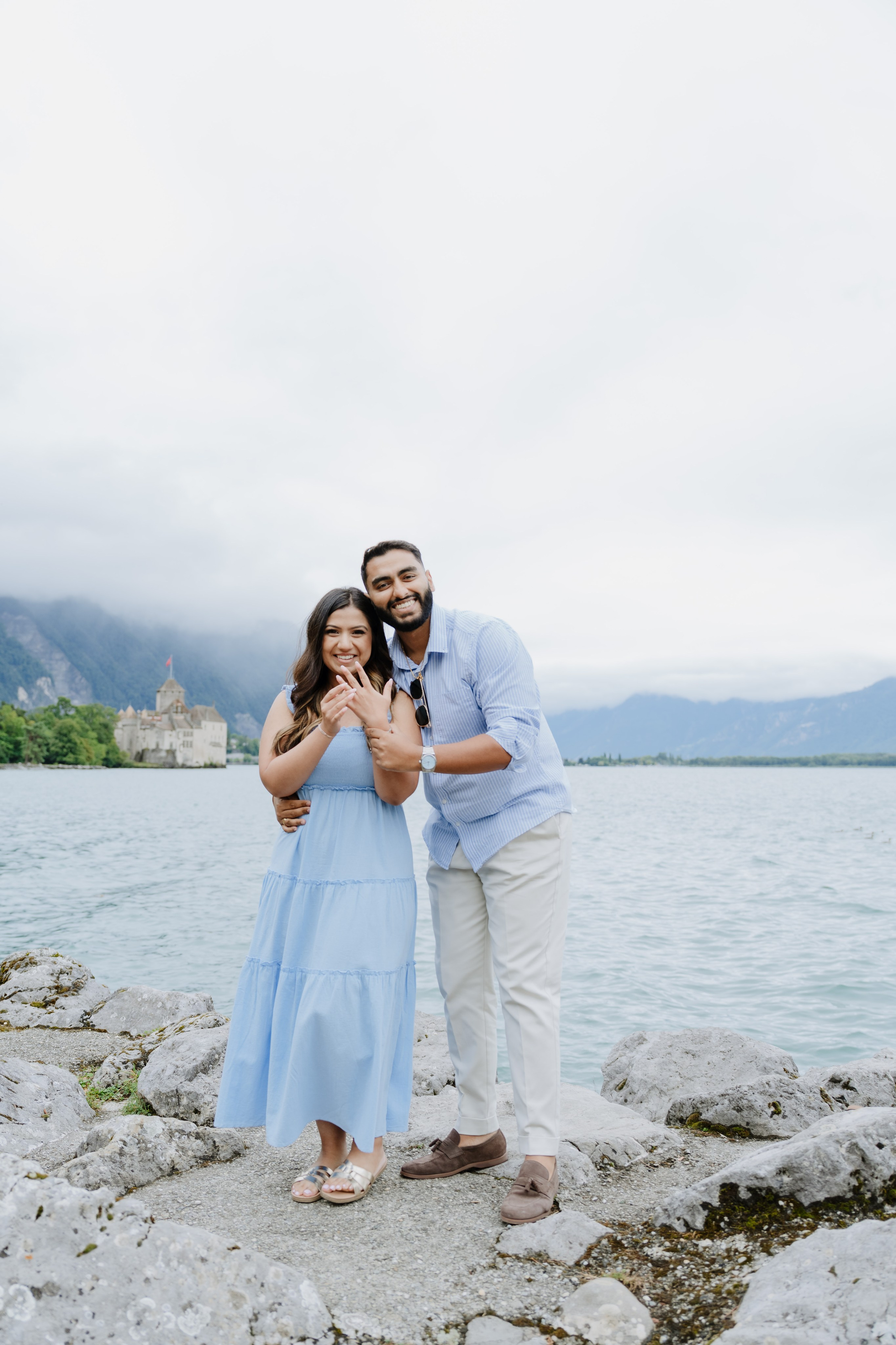 Krishna & Ravi | Proposal Montreux. Professional Wedding Photographer Geneva & Romande Switzerland | Tanya Creator