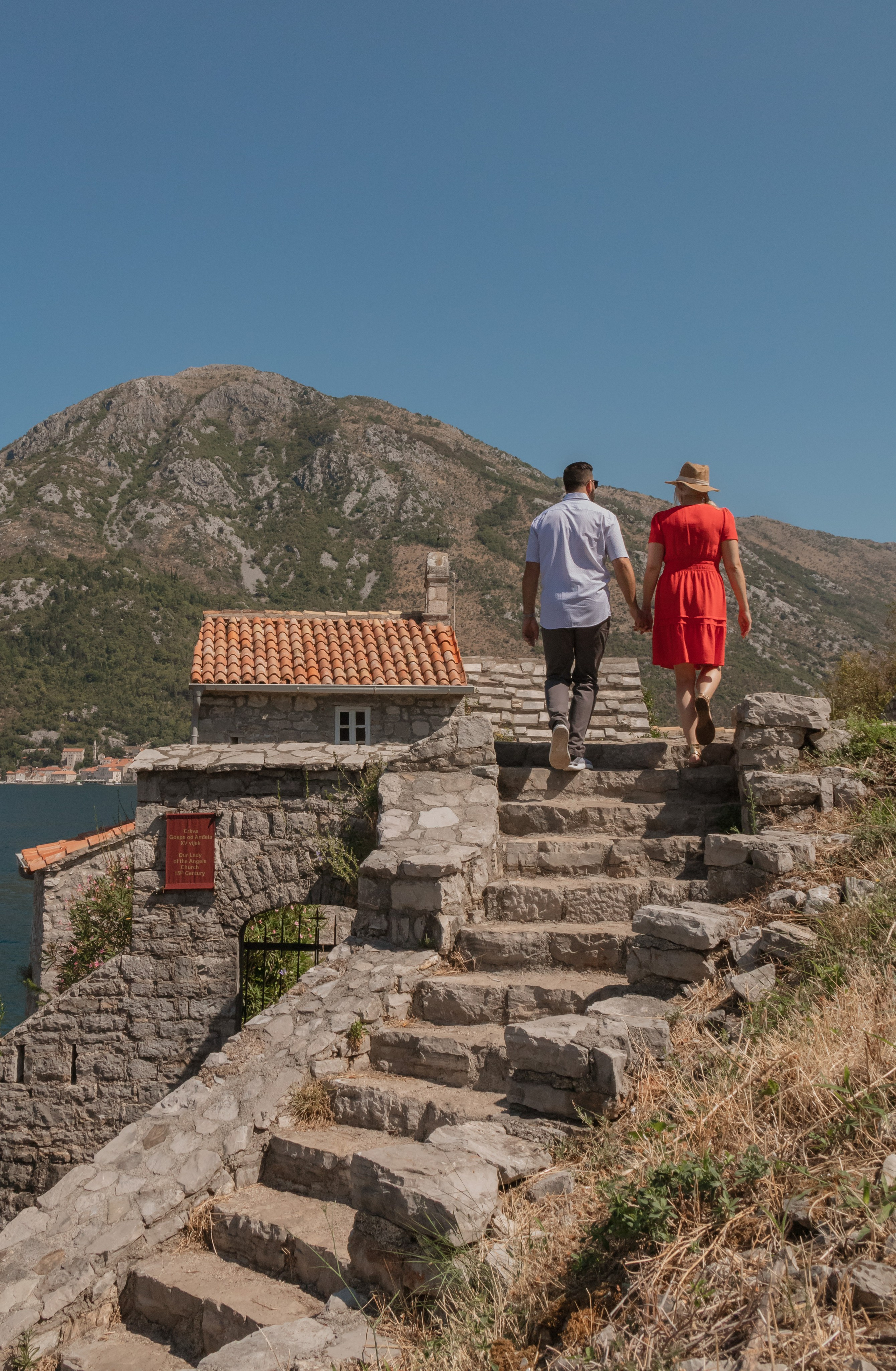 Nancy and Justin Adriatic anniversary. Portrait photographer in Tivat Montenegro Katerina Kirsanova