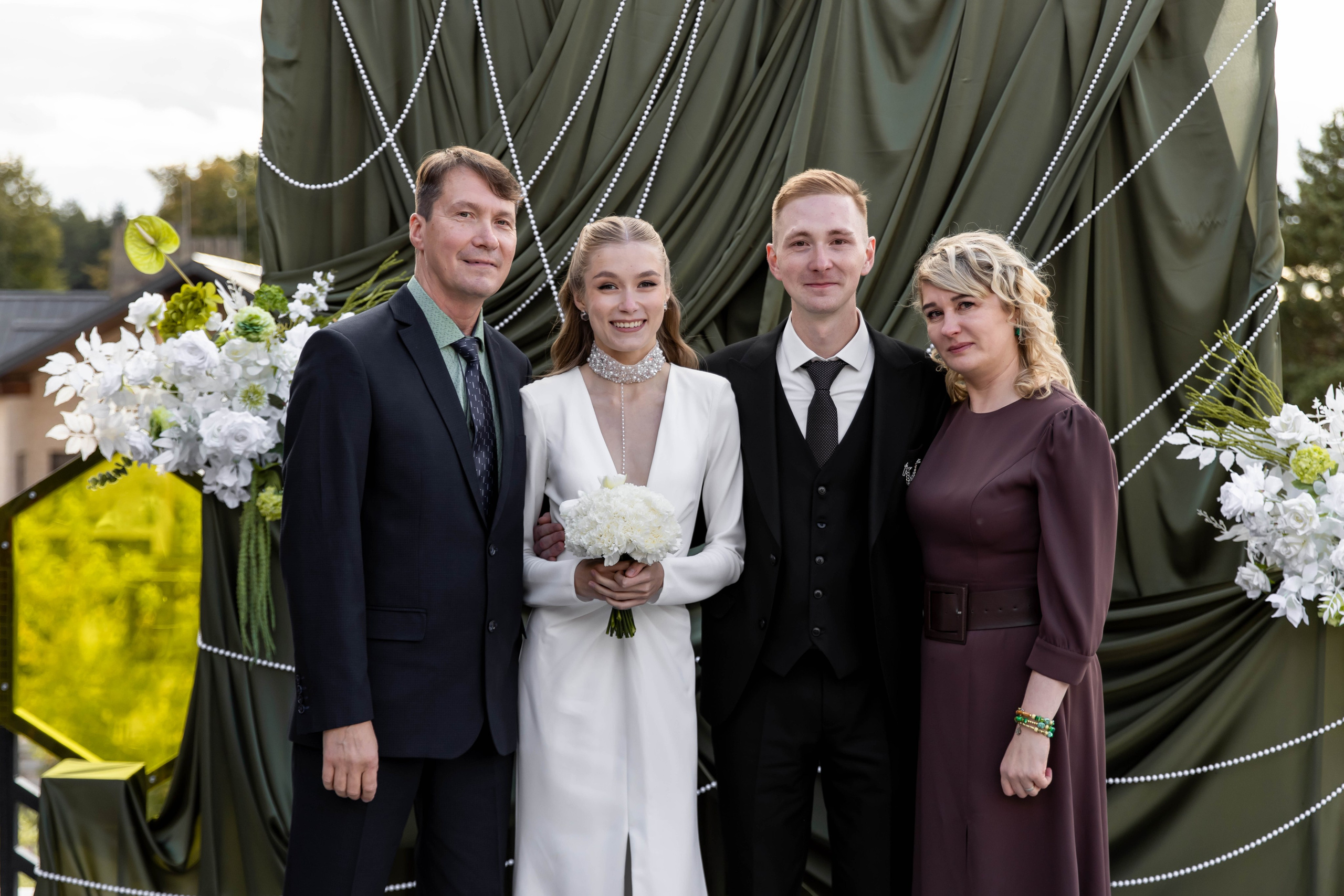 Выездная регистрация + Барвиха + банкет. Свадебный и семейный фотограф в Москве Диана Левченко