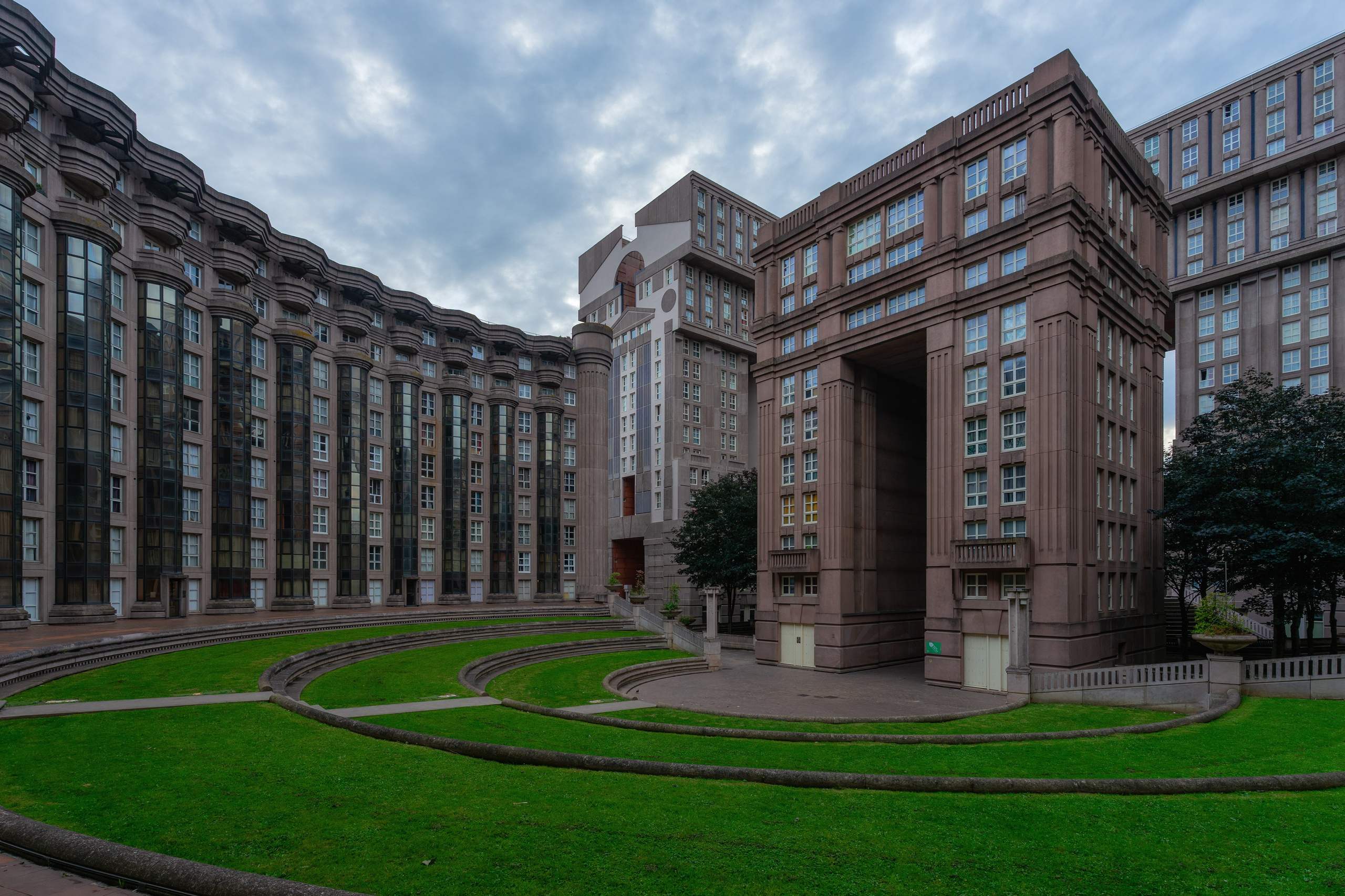 Les Espaces d'Abraxas | Noisy-le-Grand, France. Архитектурный фотограф Кирилл Цыбенко. Работаю в Москве и по всей России