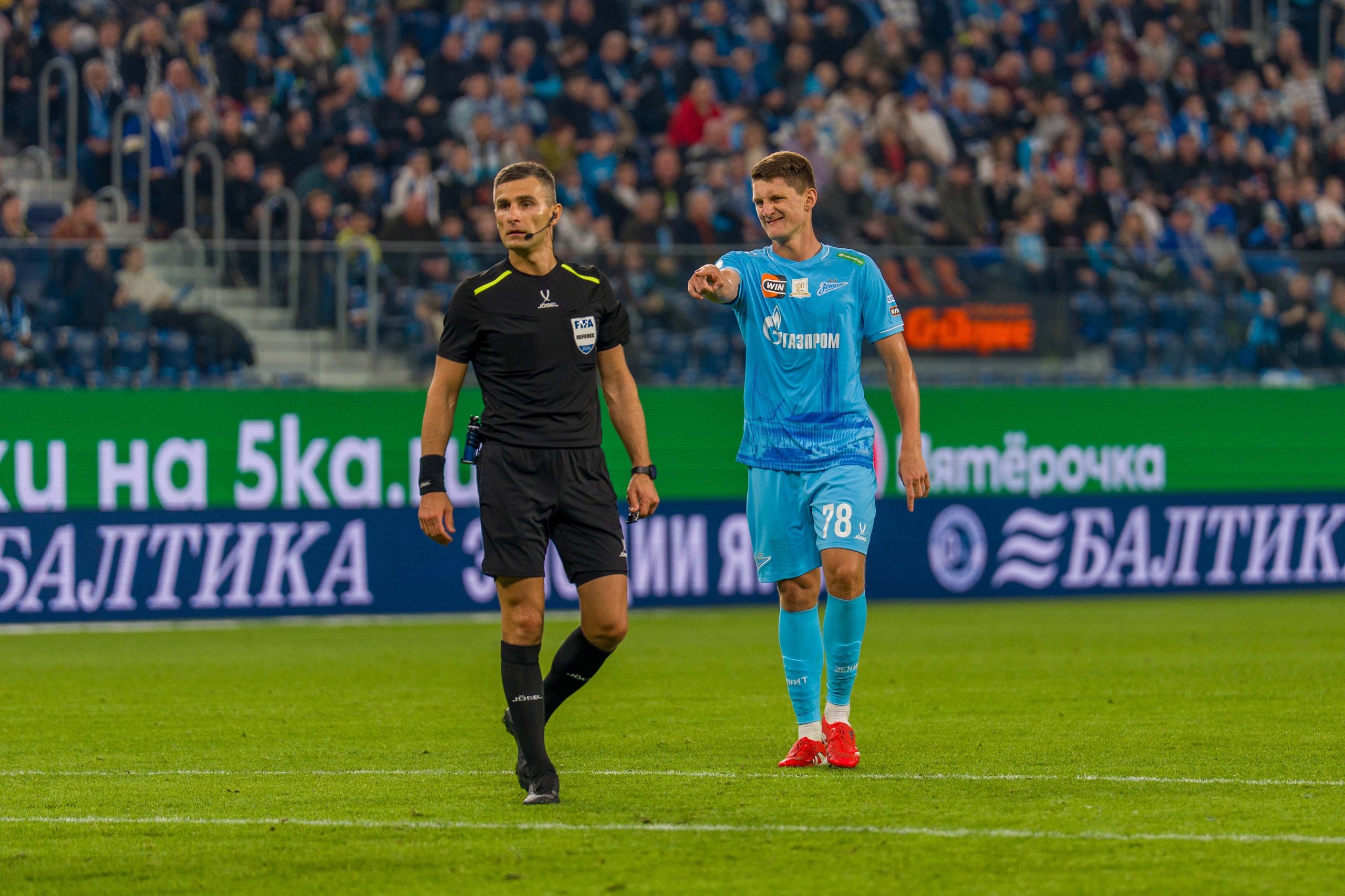 Zenit vs Baltika — RPL 2025/26 match gallery at Gazprom Arena | Anton Gauf. Sports Photographer in Saint Petersburg | Anton Hauff