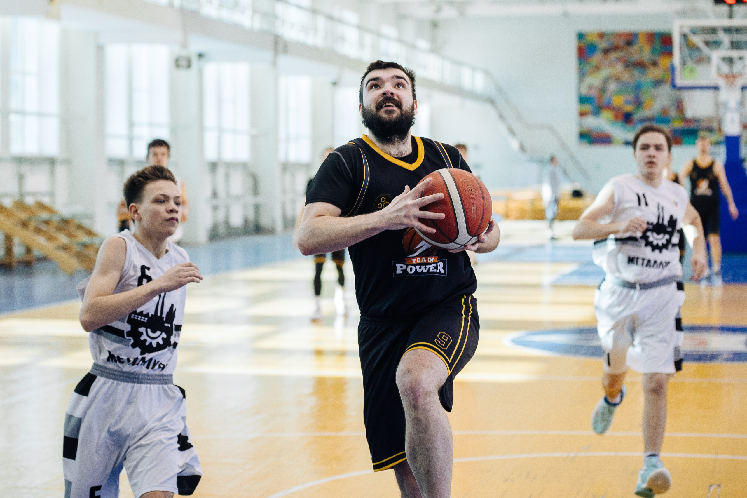 Любительский Чемпионат Магнитогорска по баскетболу // 09.02.25. Денис Прохоров Фотограф в г. Магнитогорск