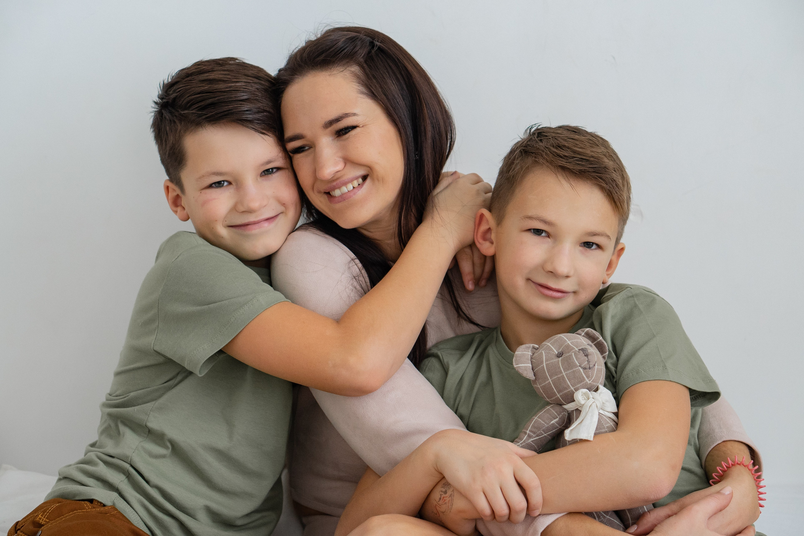 Семья Н. в фотостудии. Фотограф Ольга Игорева