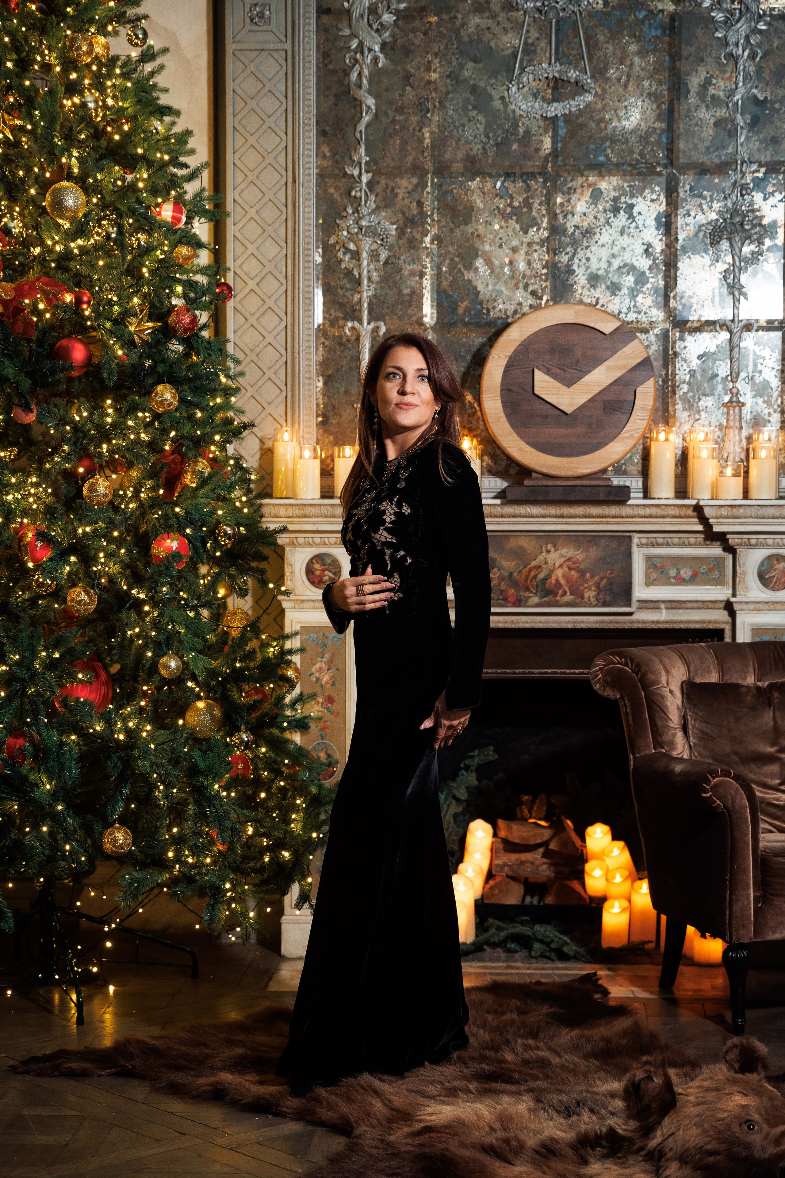 Новогодний ужин Сбер