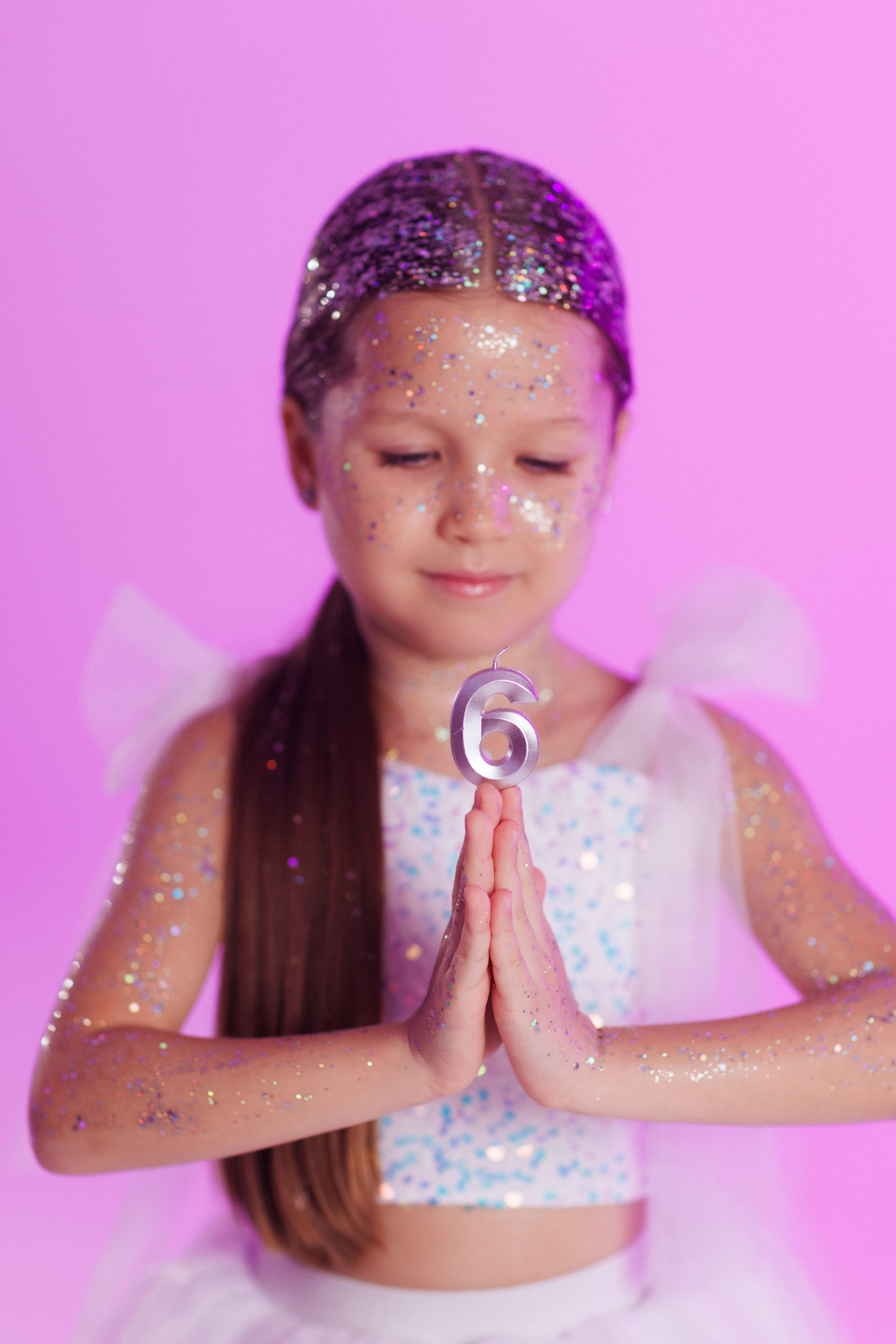 Детская фотосессия с блёстками на теле и лице. Семейный и детский фотограф в Краснодаре Анна Трашкова