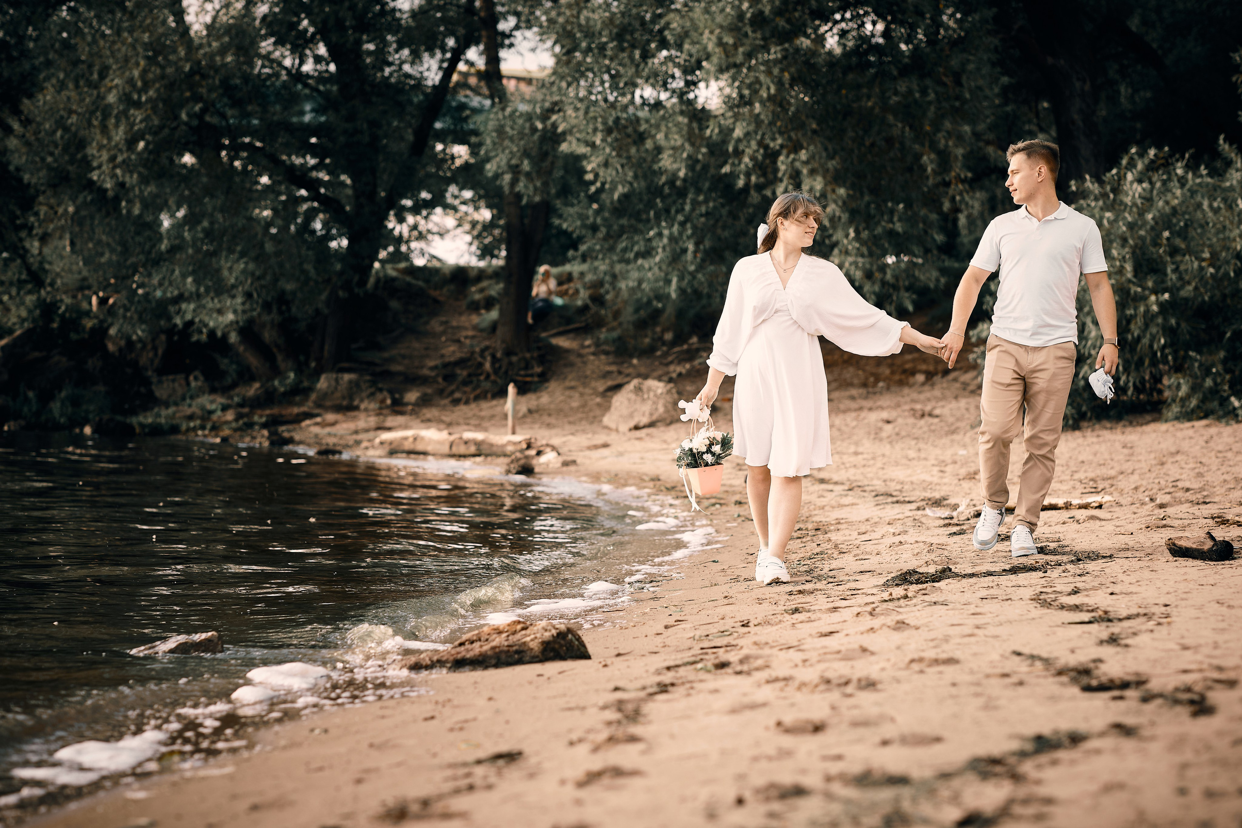 Прогулка по берегу Волги. Семейный и детский фотограф в Ярославле Юлия Галашина