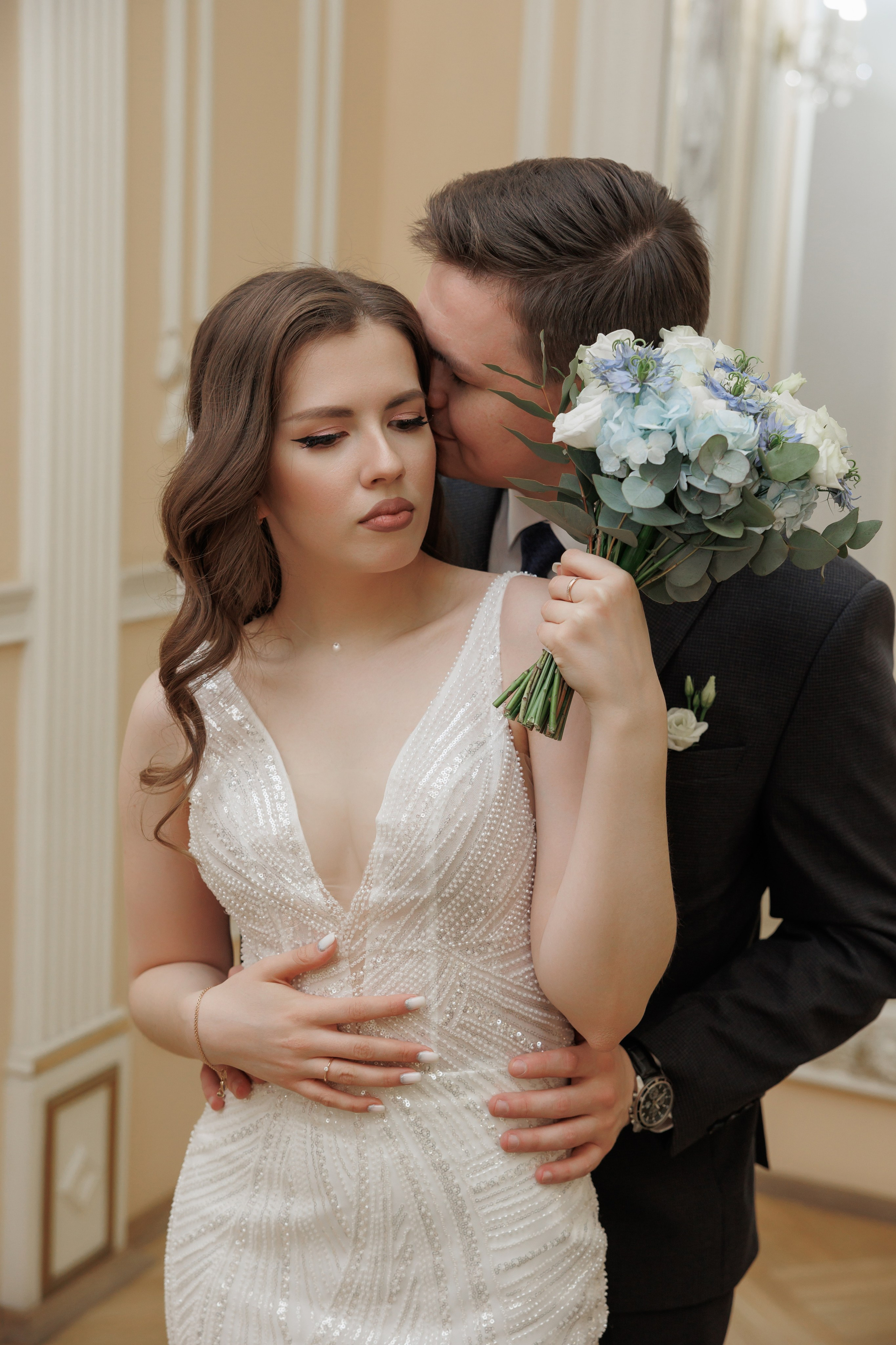 Даша и Дима, Грибоедовский ЗАГС. Свадебный и репортажный фотограф (Москва, Королев и другие)