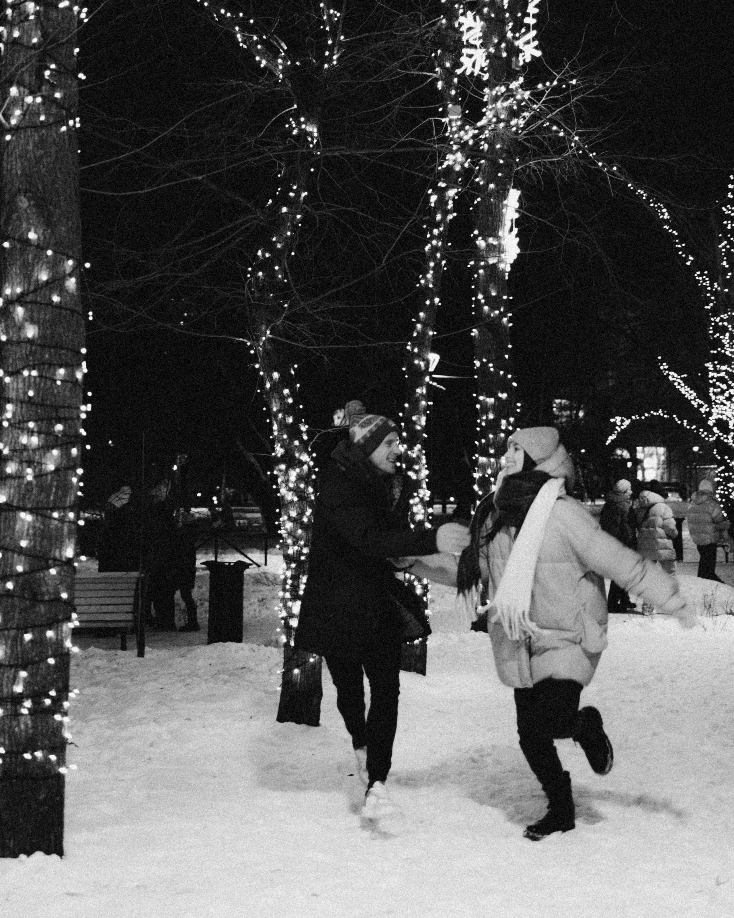 Зимний вечер. Свадебный и портретный фотограф в Новосибирске Любовь Исакова
