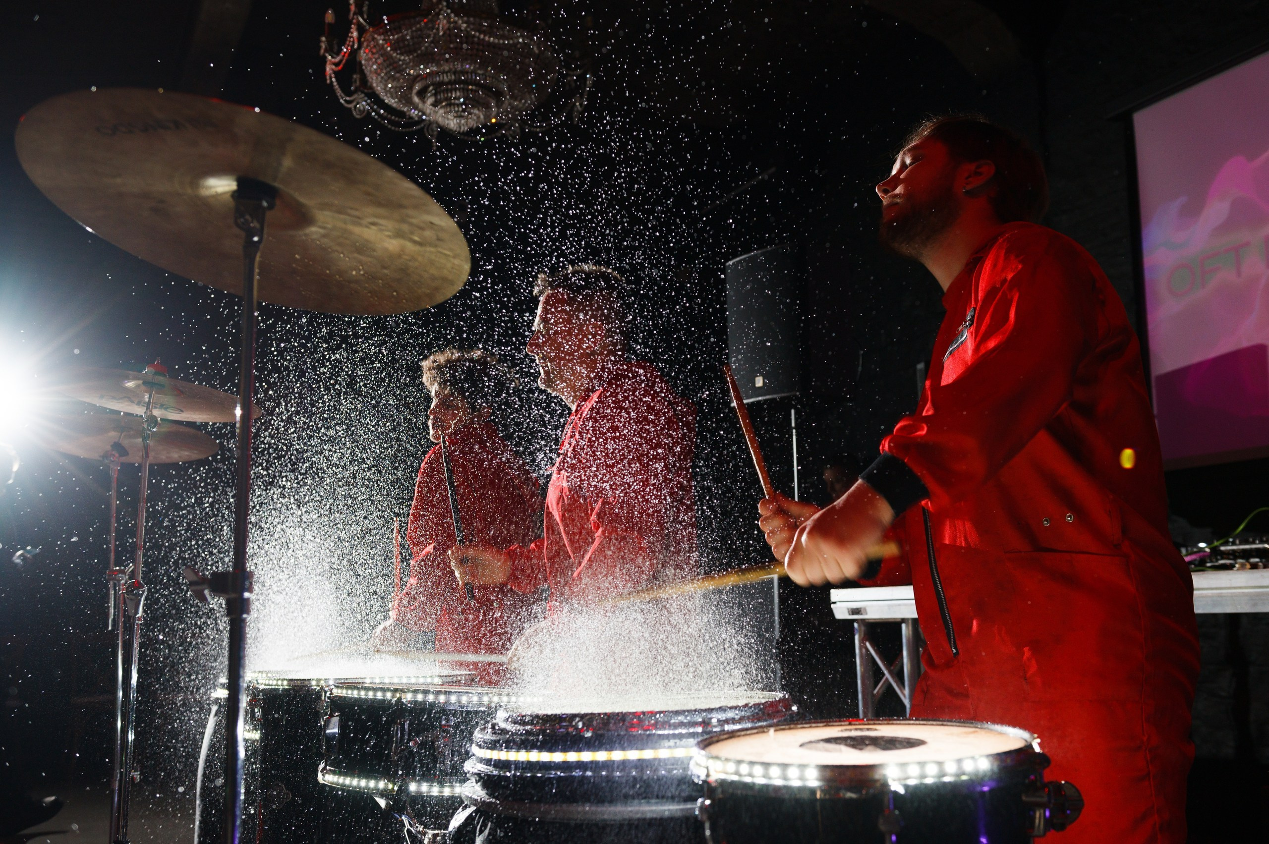 Барабанное шоу как элемент вау эффекта на корпоративе. Организация корпоратива агентство ПИОН. Проект Ольги Киселевой