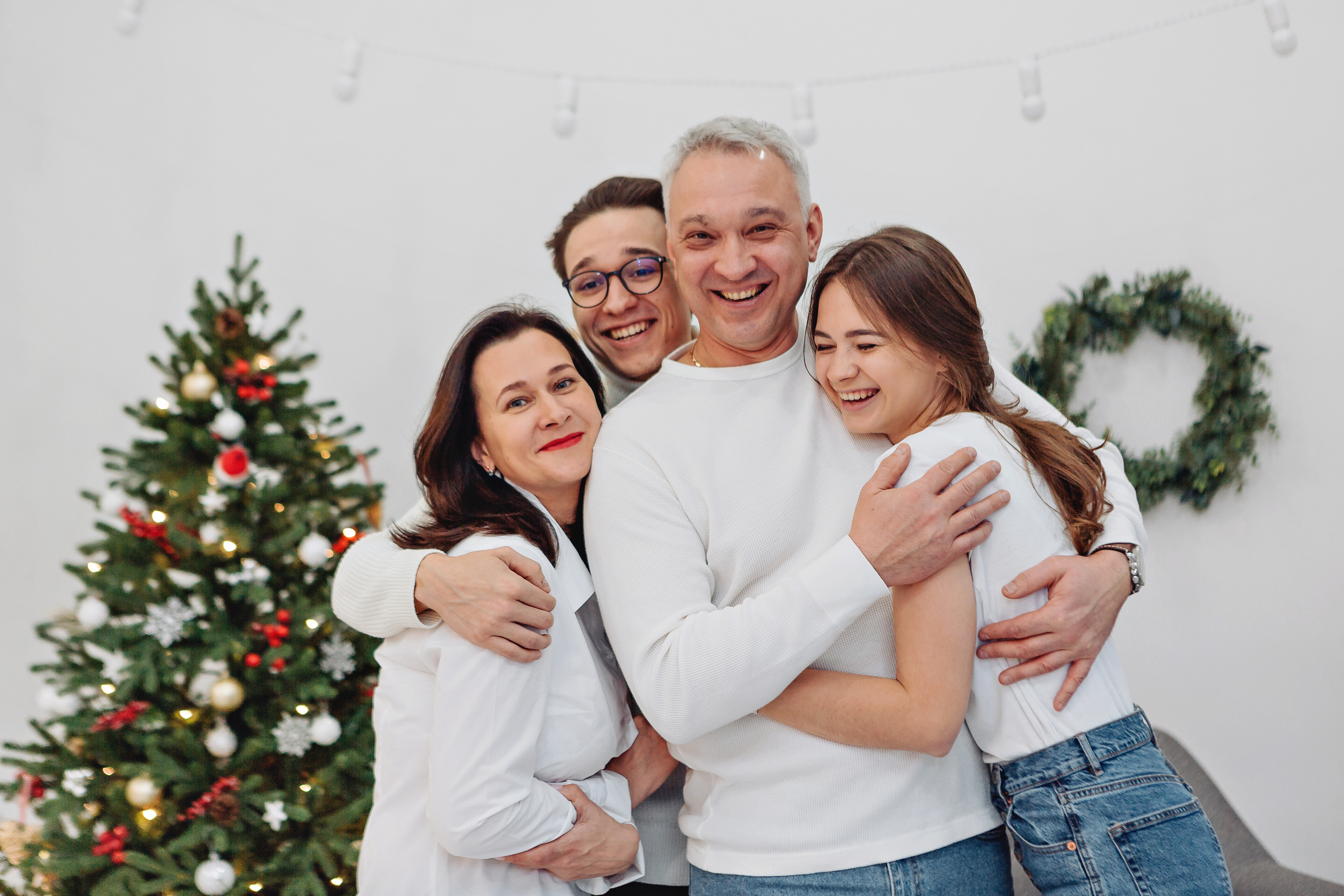 Милая семейная съемка в студии. Фотограф Виктория Темирова Екатеринбург