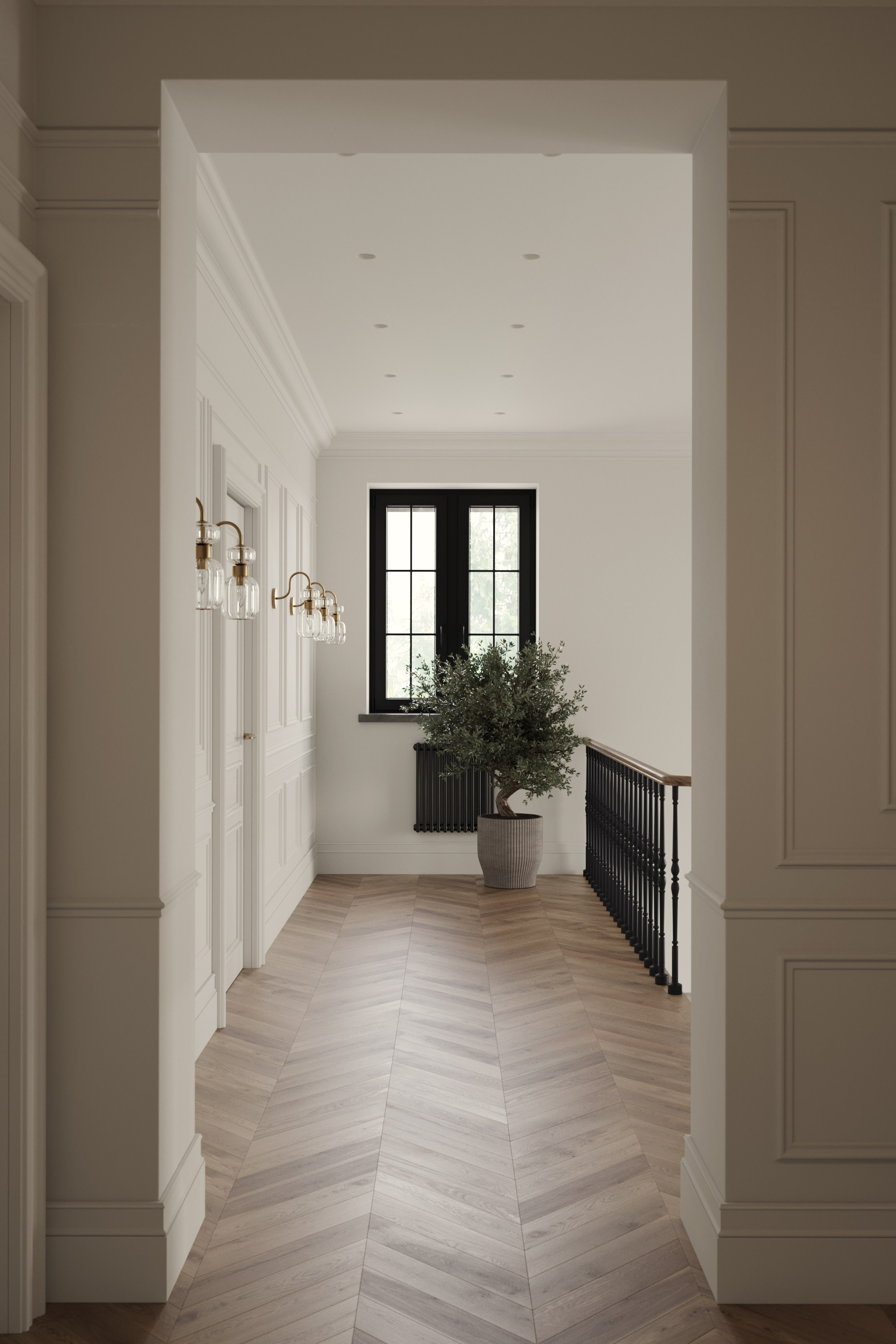 Дом 320 м² для большой семьи в Парижском стиле🤍