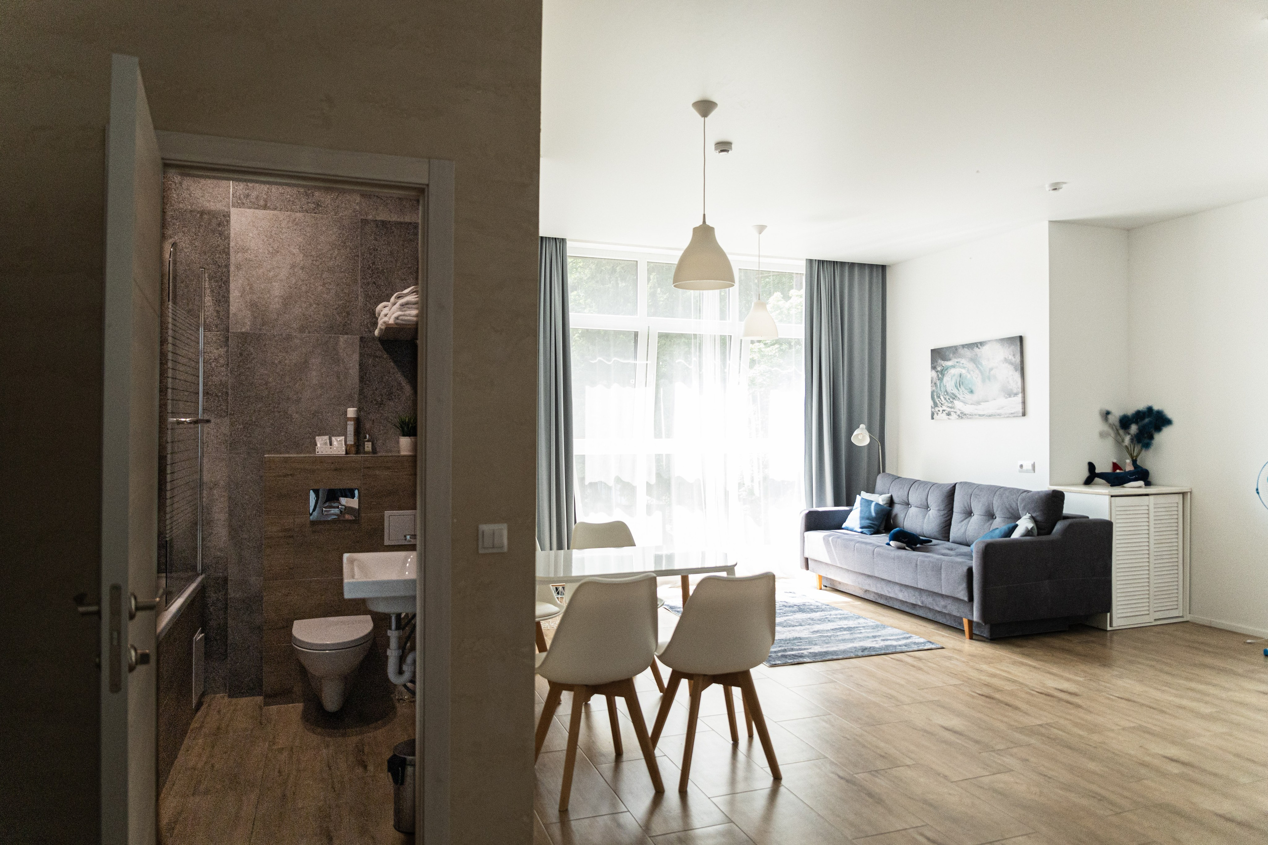 WHALE APART Apartments Svetlogorsk. Content shooting. KRIS KRUPINNIKOVA