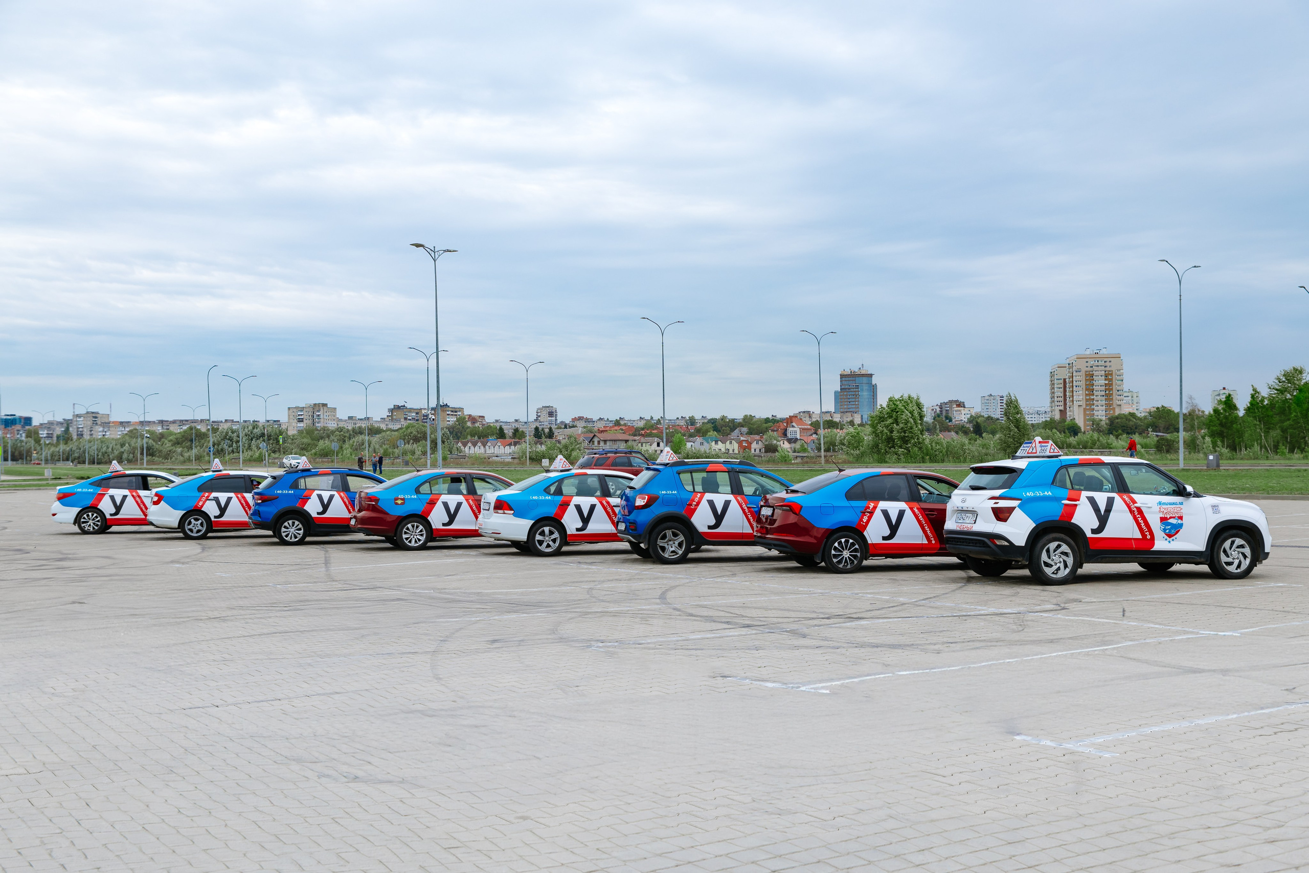 Extern-Garant Driving School. Content shooting. KRIS KRUPINNIKOVA