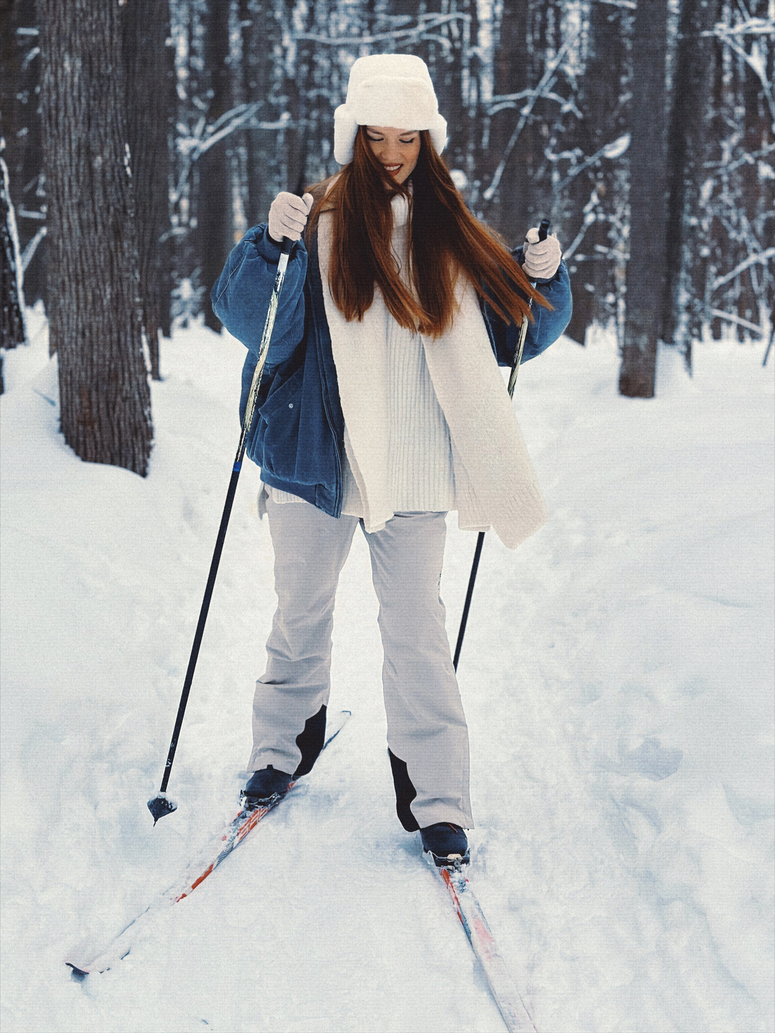 Лыжная ретро история. Чувственный мобильный фотограф в Казани и Сочи Дьяченко Дарья