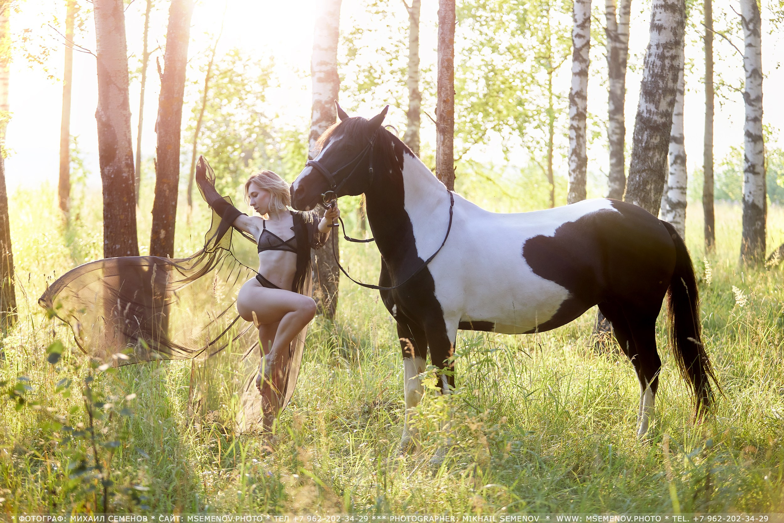 Фотосессия девушек с лошадьми Фотограф Михаил Семенов, г. Ярославль